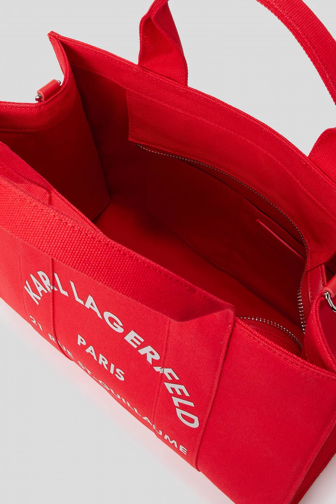 KARL LAGERFELD  RSG SQUARE MEDIUM TOTE en color ROJO (3)