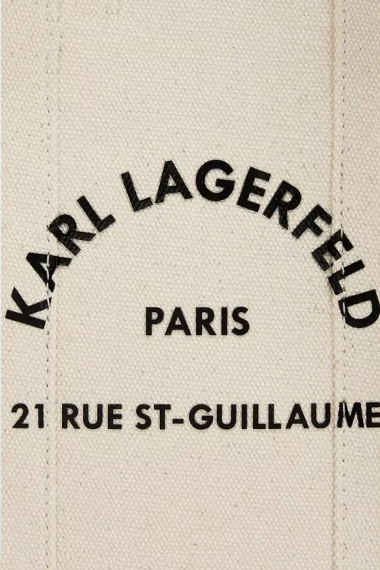 KARL LAGERFELD RSG SQUEARE SMALL TOTE en color BEIS (3)