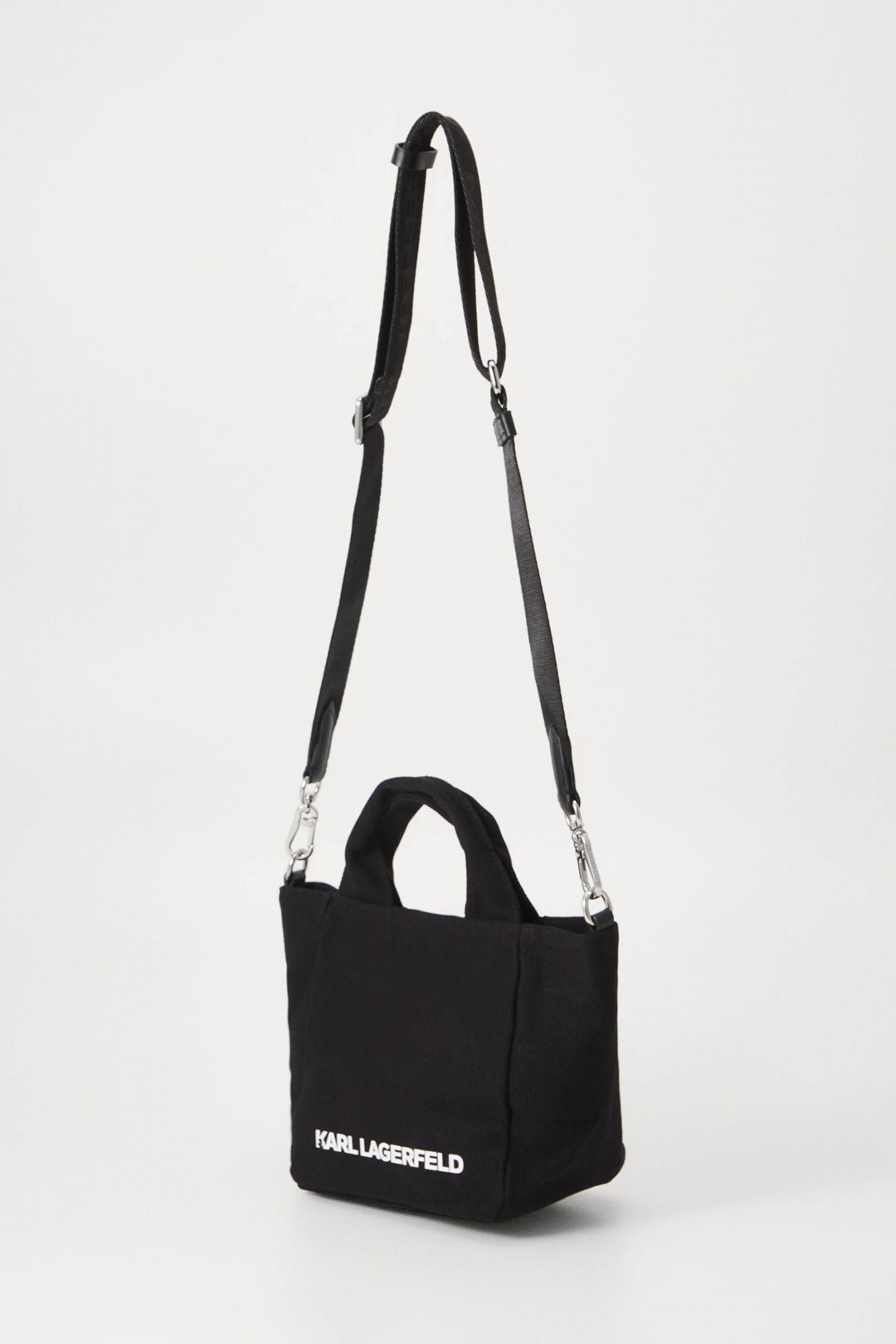 KARL LAGERFELD IKON MINI RH SHOPPER en color NEGRO (2)