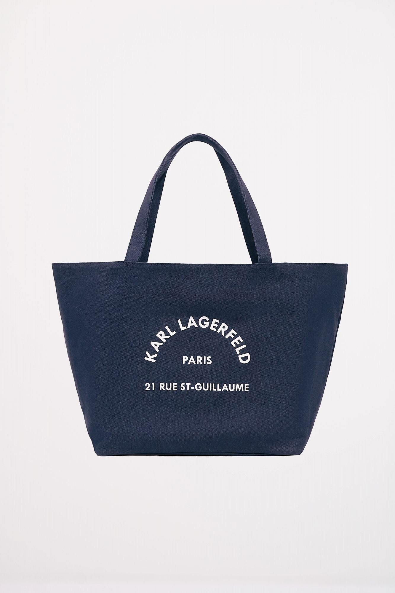 KARL LAGERFELD RSG CANVAS SHOPPER en color AZUL (1)