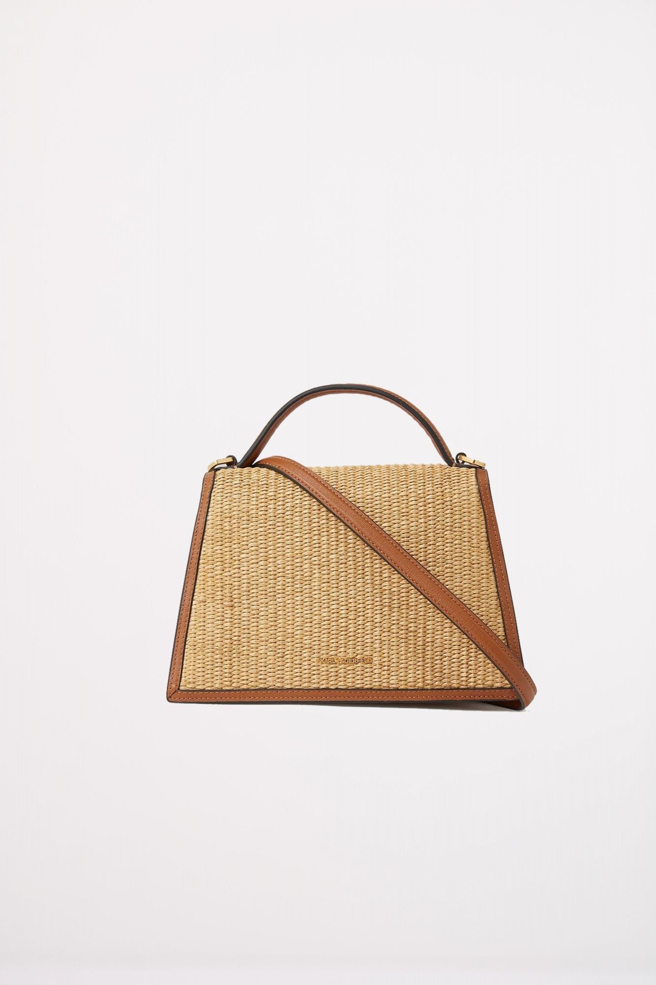 KARL LAGERFELD SIGNATURE 2.0 SM CB RAFFIA en color MARRON CLARO (2)