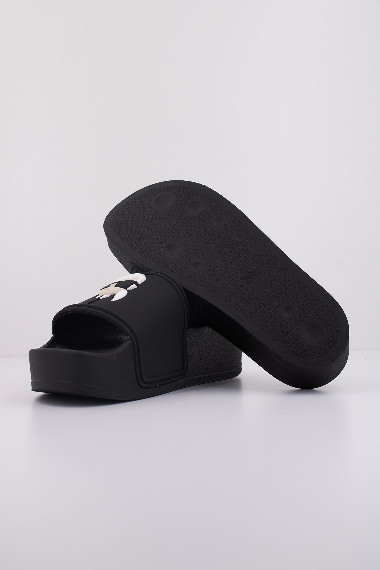 KARL LAGERFELD KONDO MAXI KARL NFT SLIDE en color NEGRO (5)