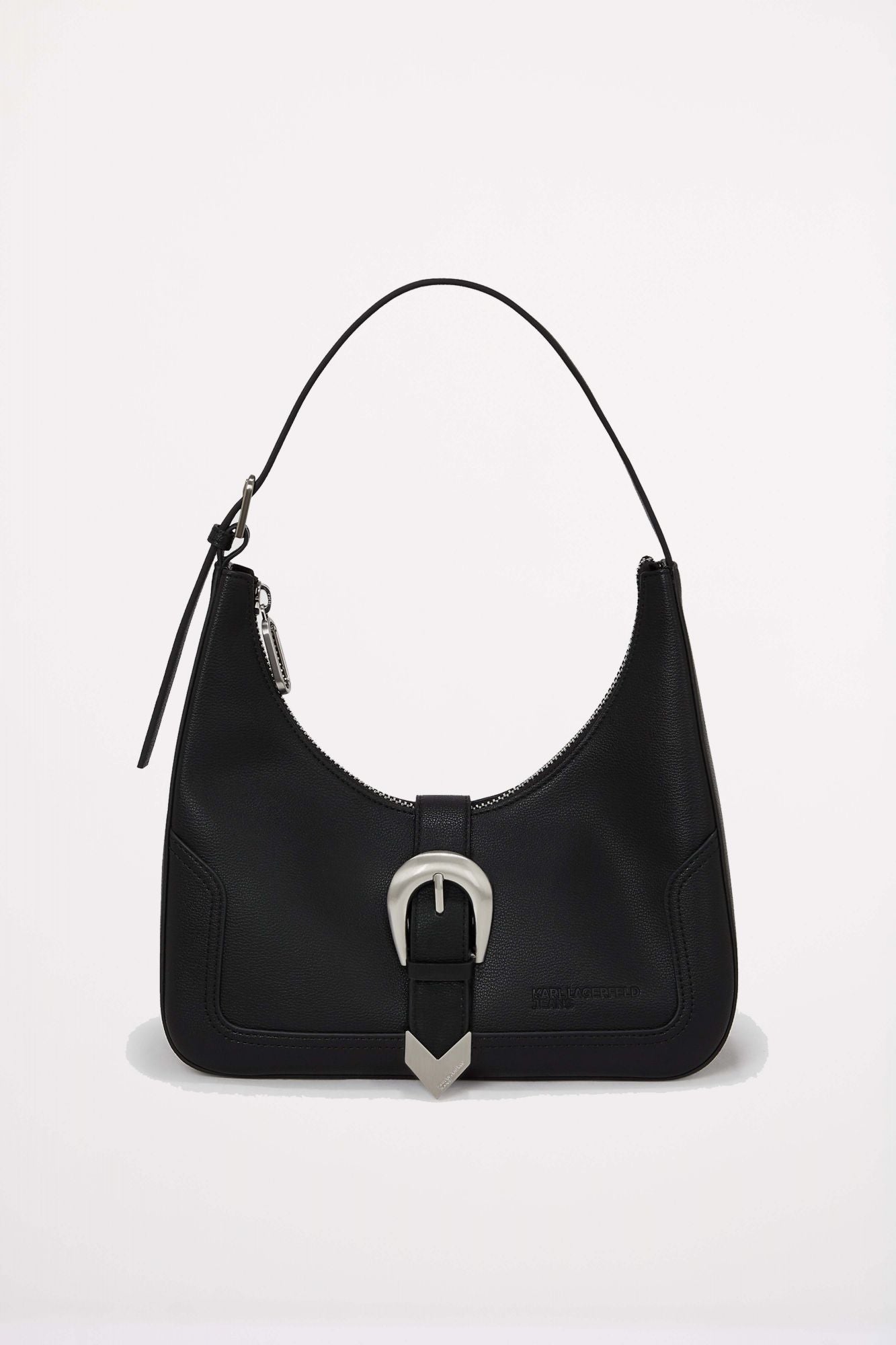 KARL LAGERFELD WESTERN SHOULDER BAG en color NEGRO (1)