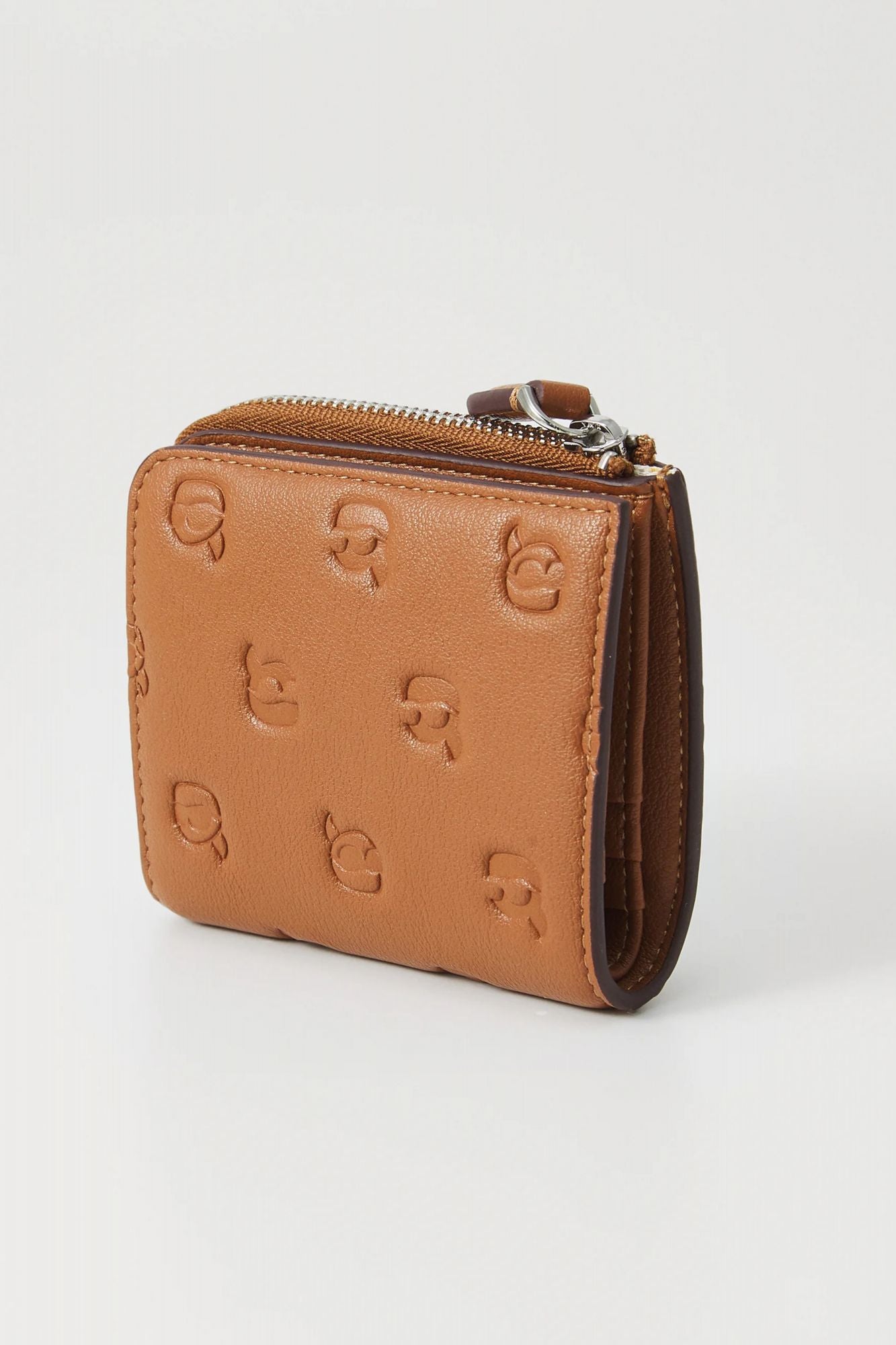 KARL LAGERFELD IKON MONOGRAM SM BIFOLD WA en color MARRON (2)