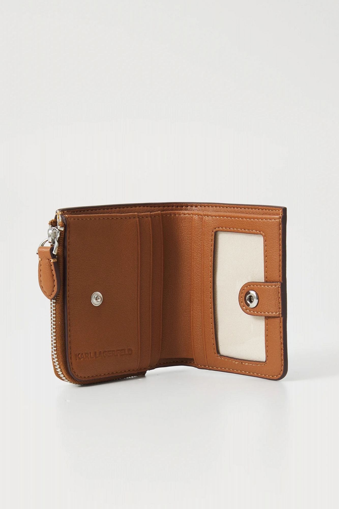 KARL LAGERFELD IKON MONOGRAM SM BIFOLD WA en color MARRON (3)