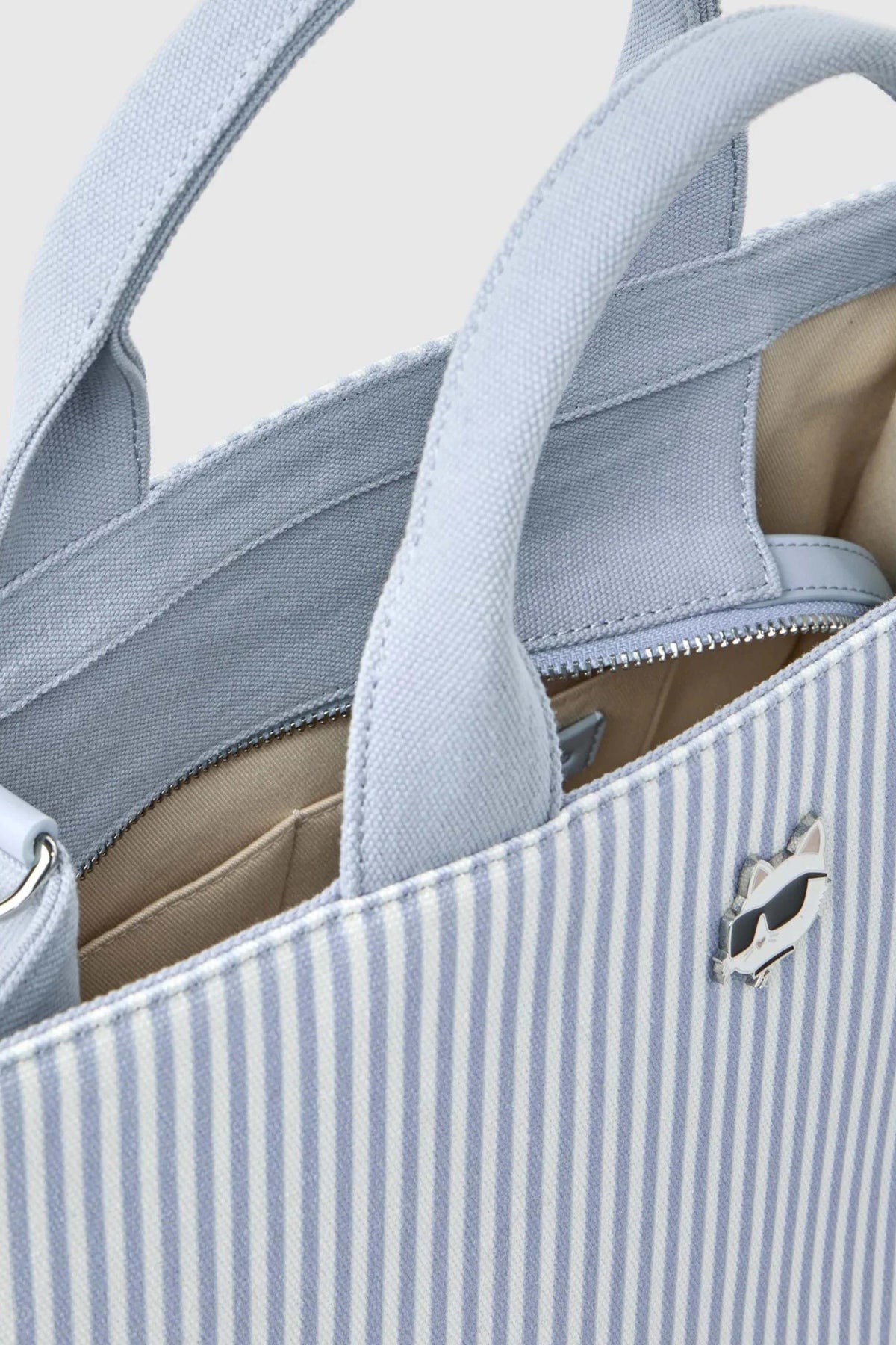 KARL LAGERFELD TOTE BAG en color AZUL (4)
