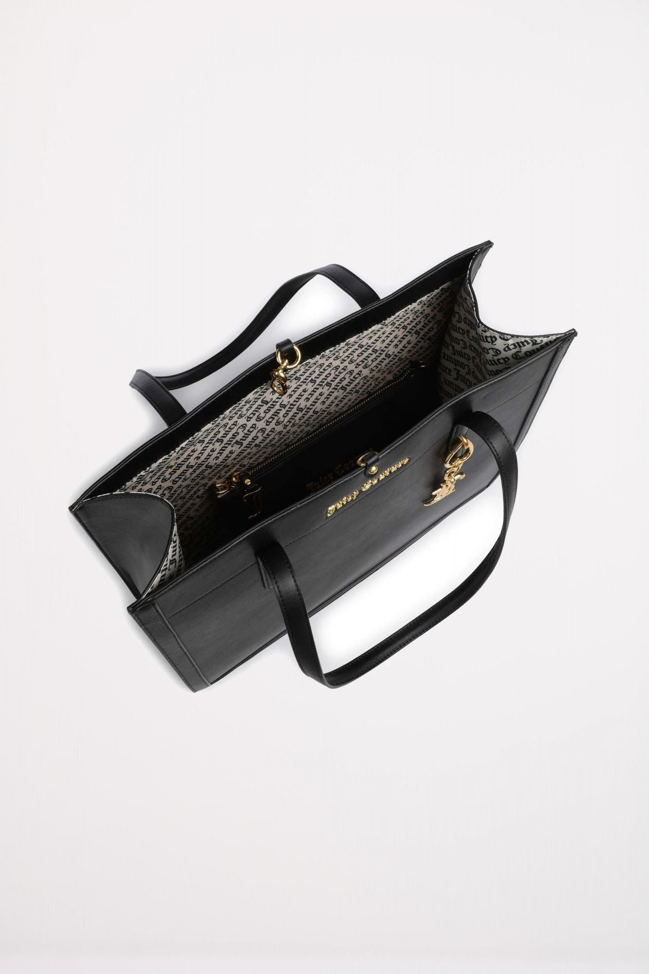 JUICY COUTURE LILY LARGE SHOPPING en color NEGRO (4)