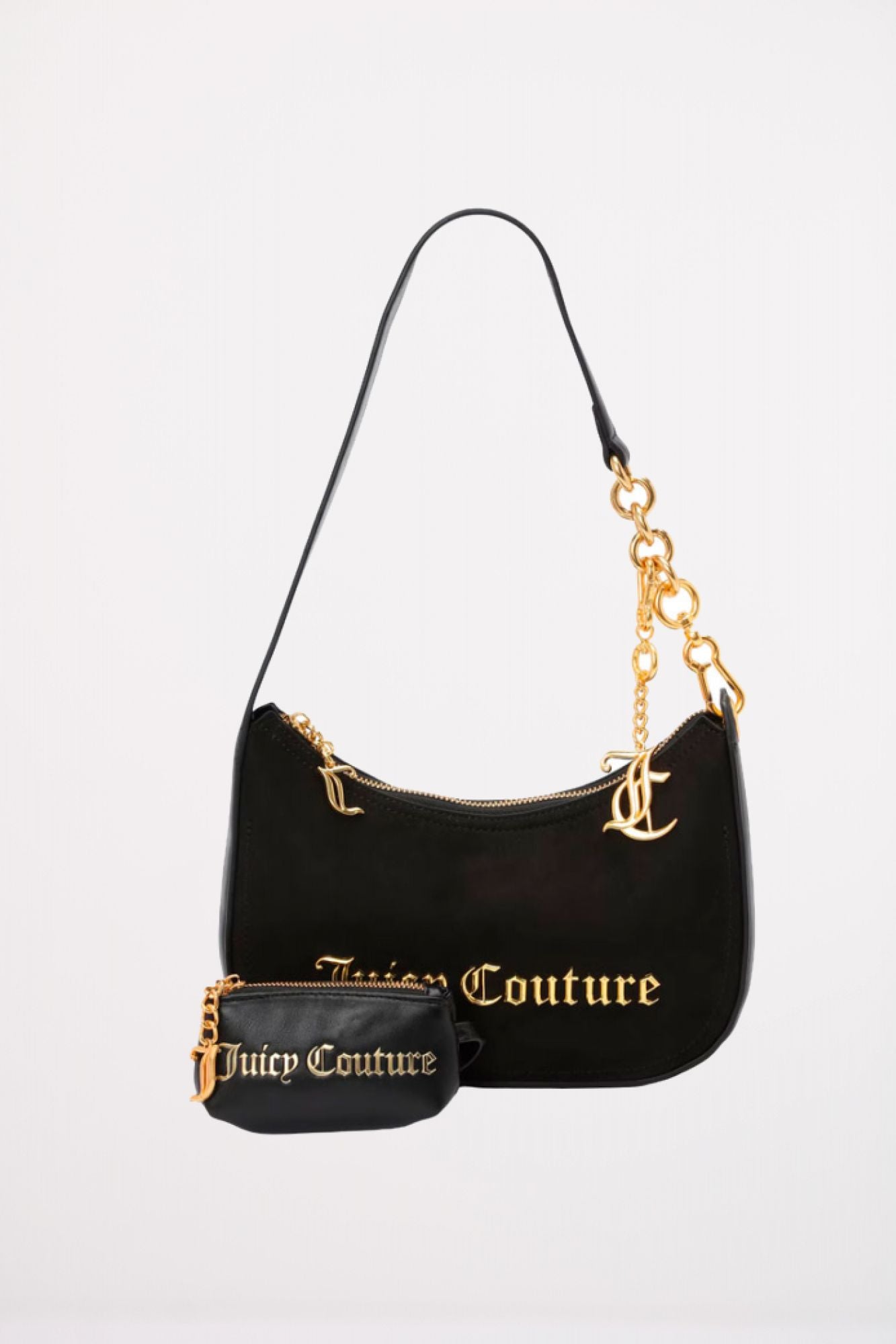 JUICY COUTURE JASMINE RUSTY S. HOBO BAG en color NEGRO (4)