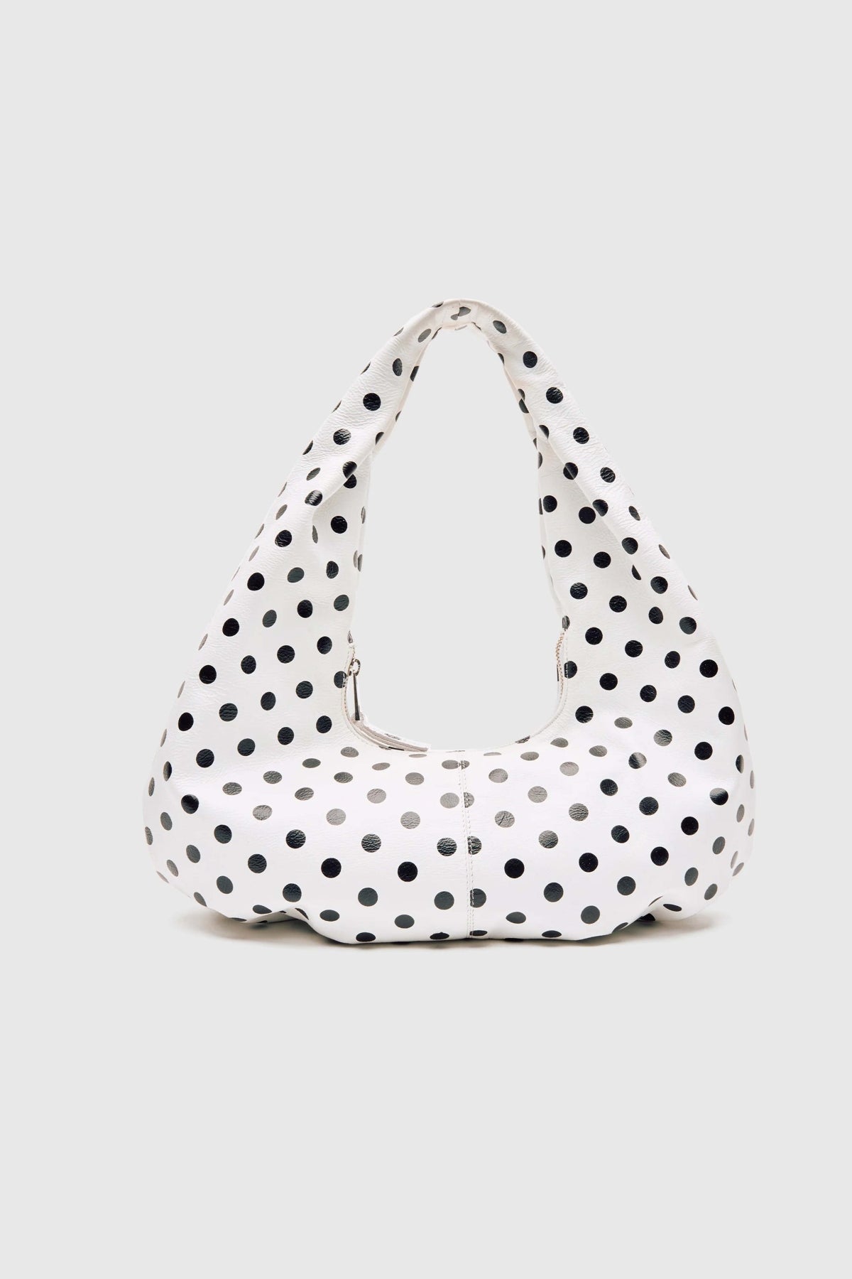 NUNOO SMALL ALMA DRAPED POLKA en color BLANCO (2)