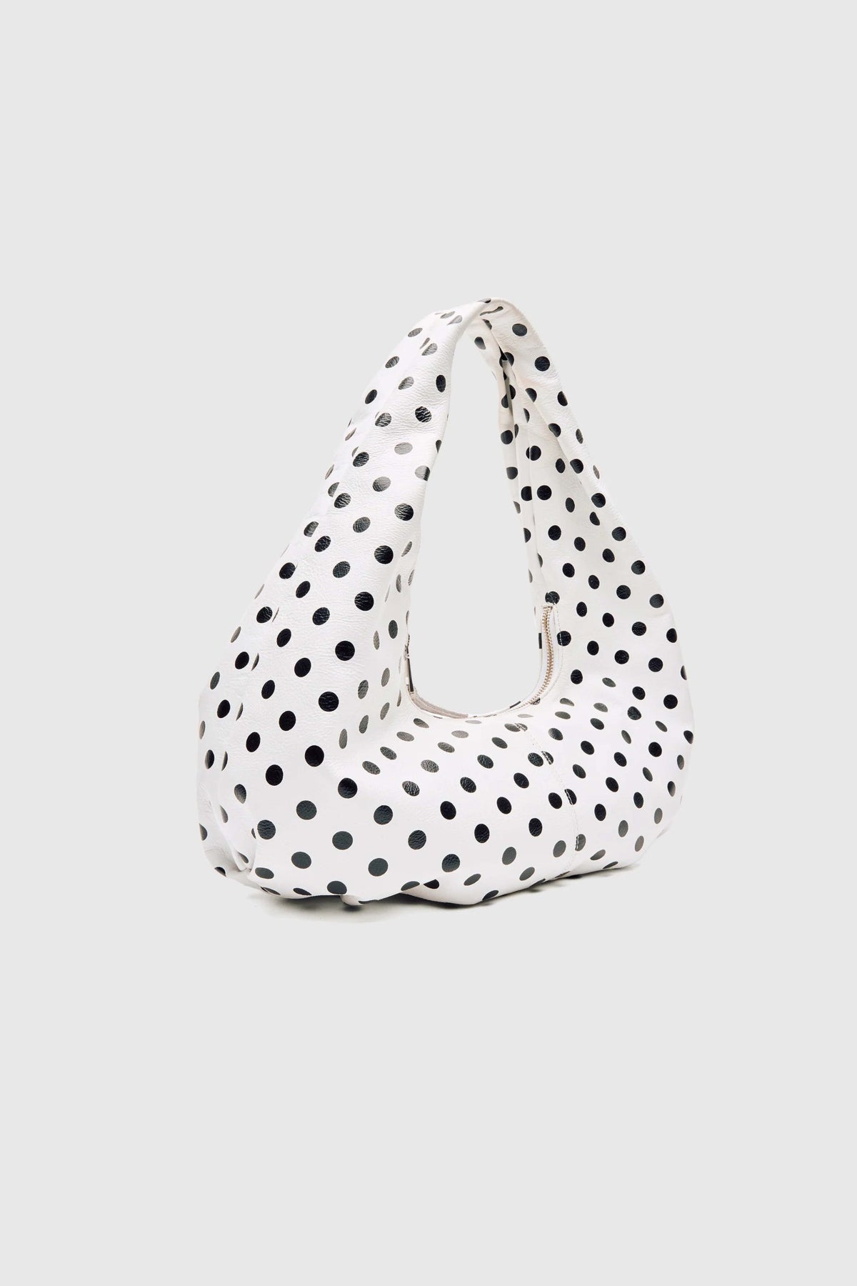 NUNOO SMALL ALMA DRAPED POLKA en color BLANCO (3)