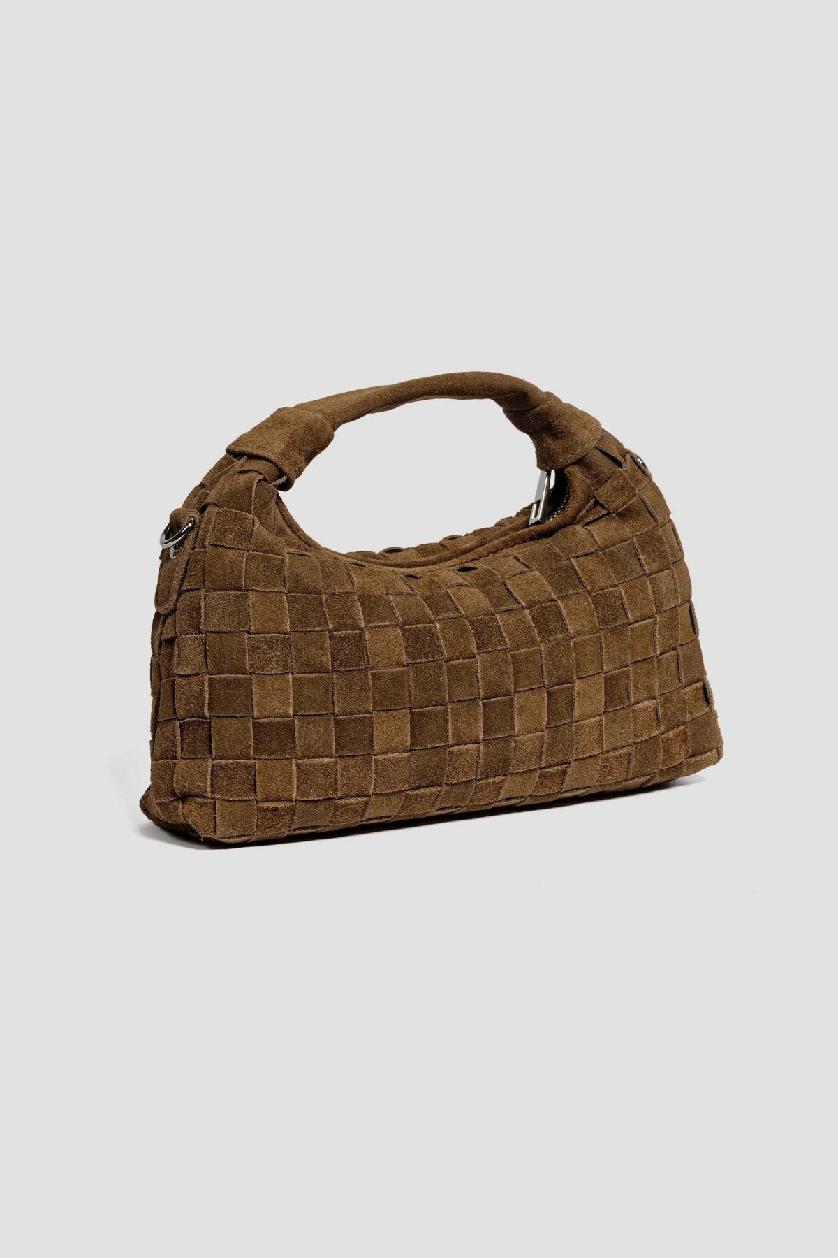 NUNOO MINI DANDY BRAIDED SUEDE en color VERDE (3)