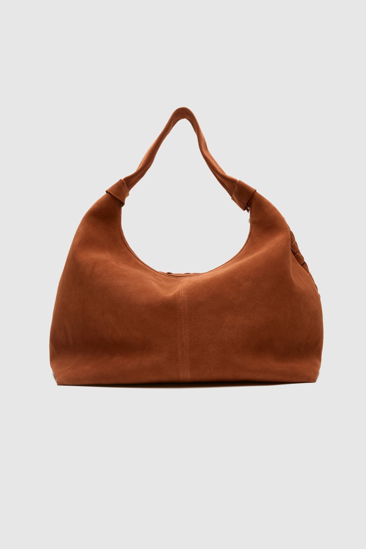 NUNOO MAXI DANDY BRAIDED SUEDE en color MARRON (2)