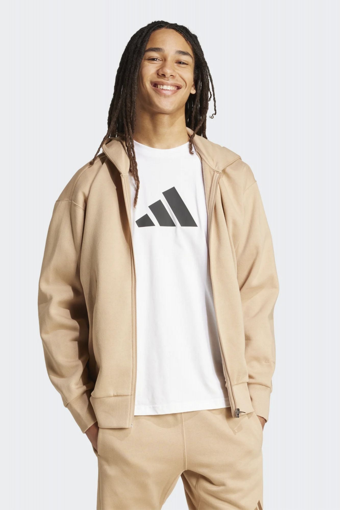 ADIDAS  M A SZN FL FZ  en color MARRON (3)
