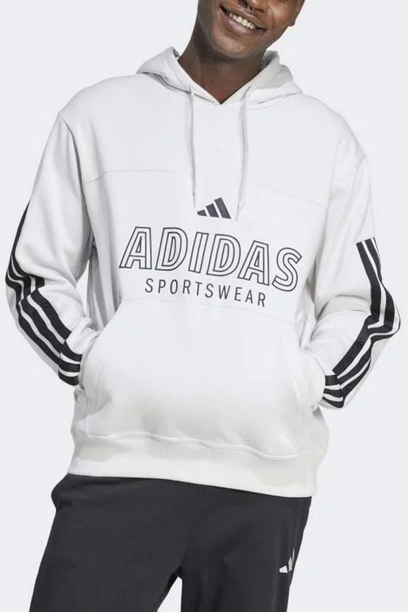 ADIDAS M TIRO FL HDY en color GRIS (1)