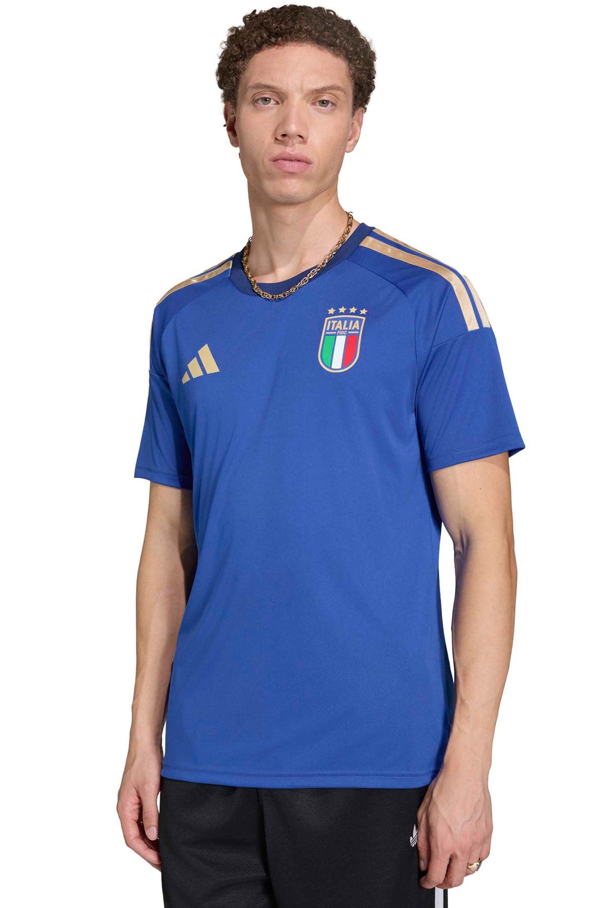 ADIDAS Camiseta Italia 26 en color AZUL (1)