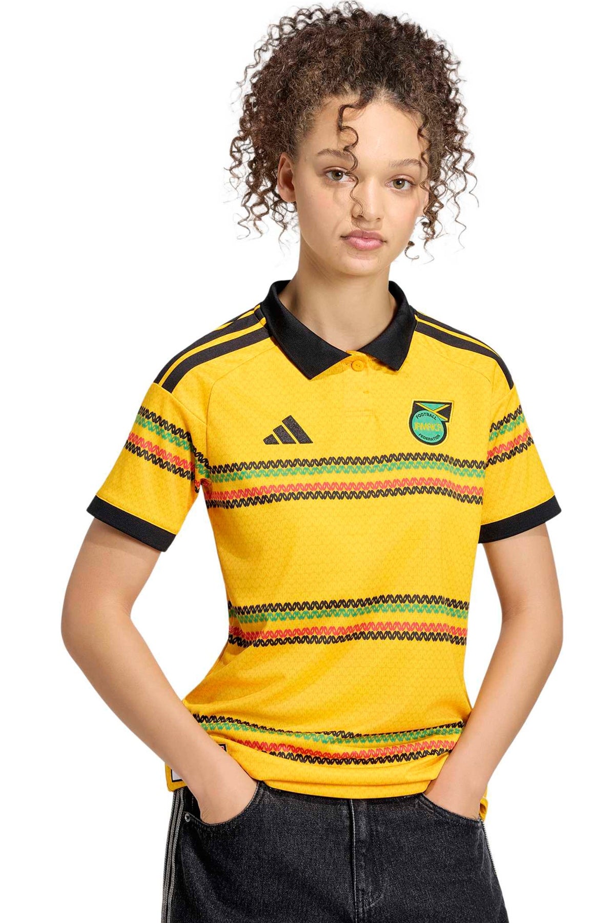 ADIDAS Camiseta Jamaica 26 en color AMARILLO (1)