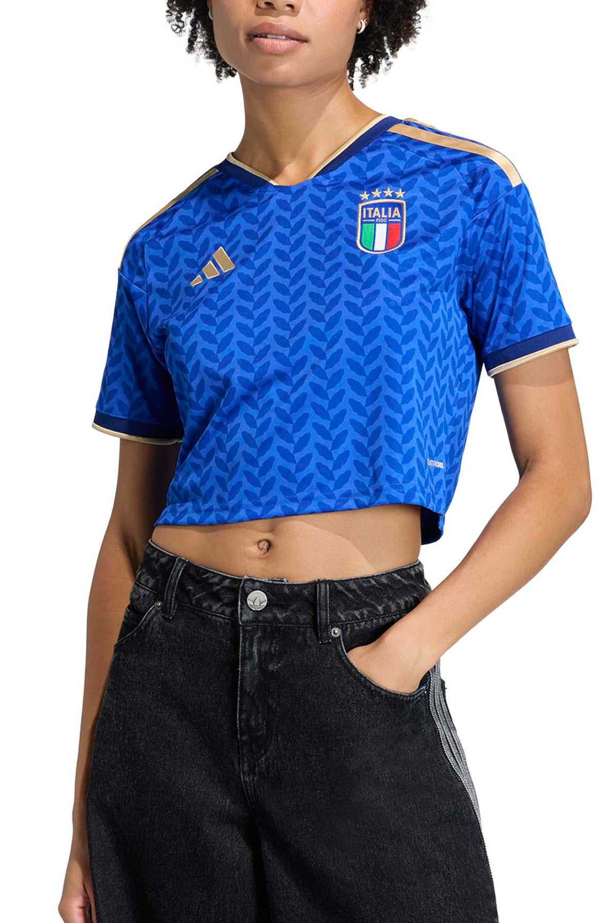 ADIDAS Camiseta Italia 26 en color AZUL (1)