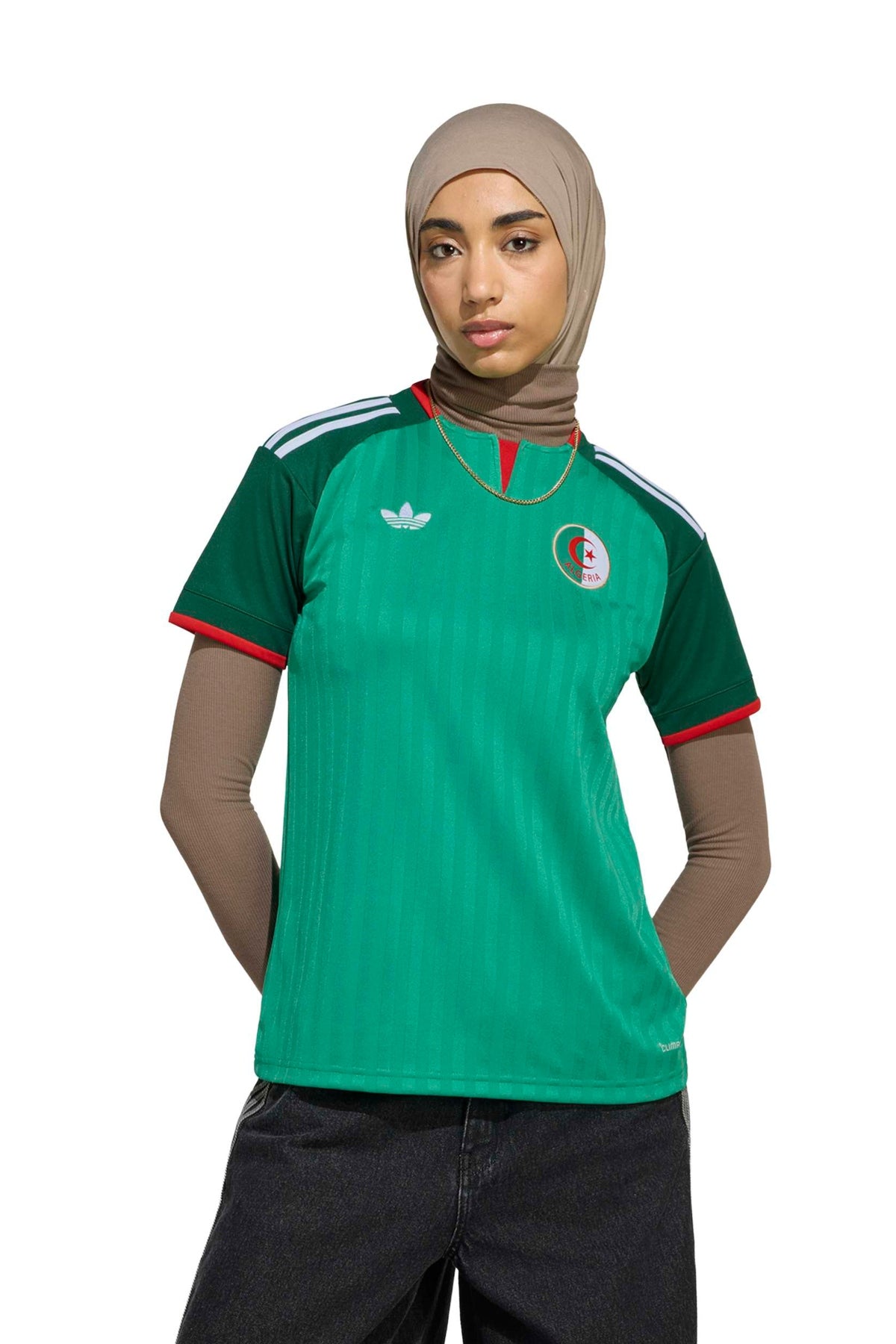 ADIDAS Camiseta Argelia 26 en color VERDE (3)
