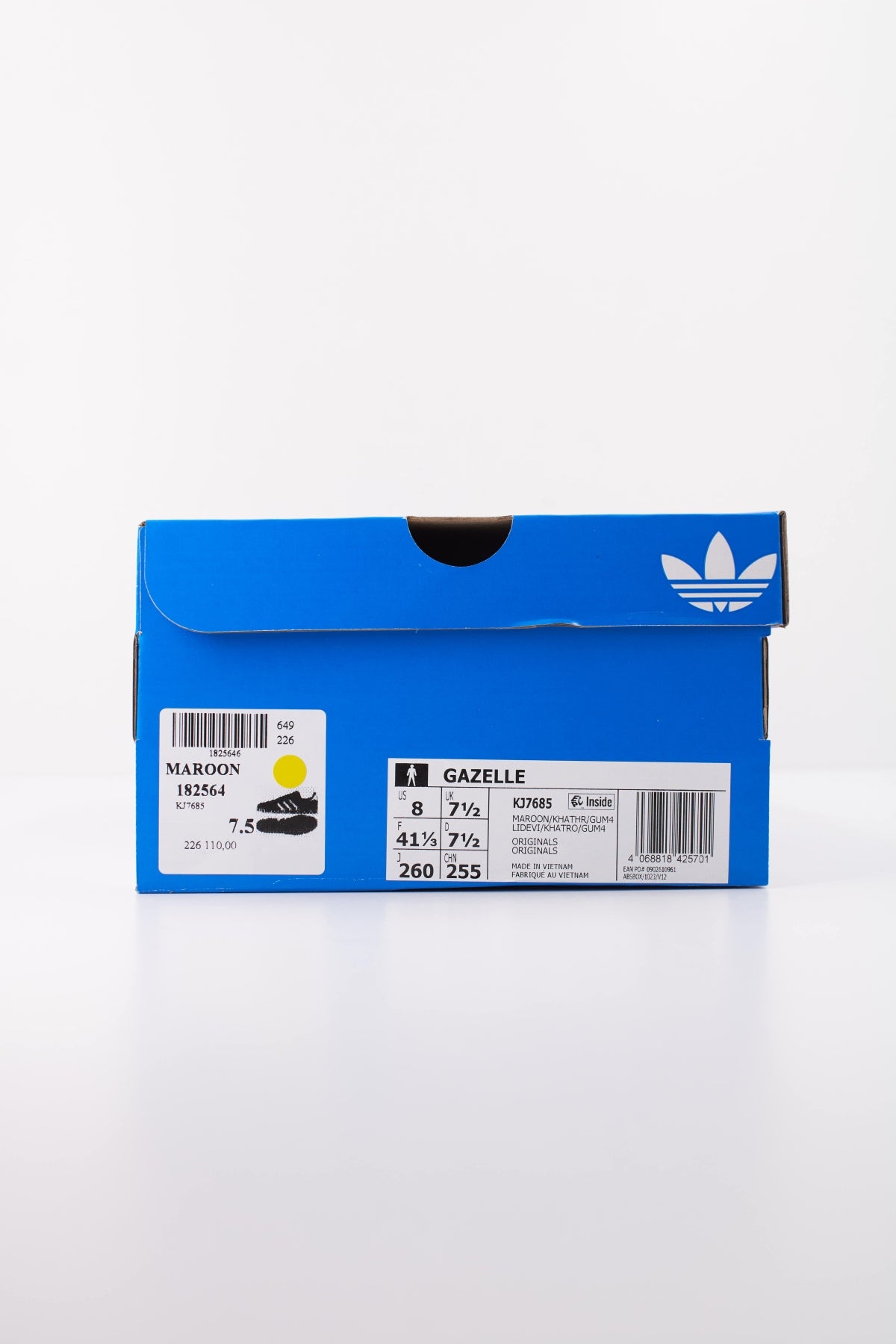 ADIDAS ORIGINALS KJ7685 GAZELLE en color BURDEOS (6)