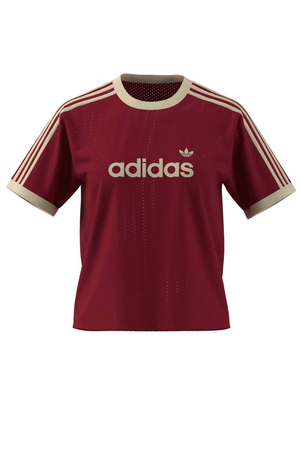 ADIDAS ORIGINALS MESH TEE en color BURDEOS (1)