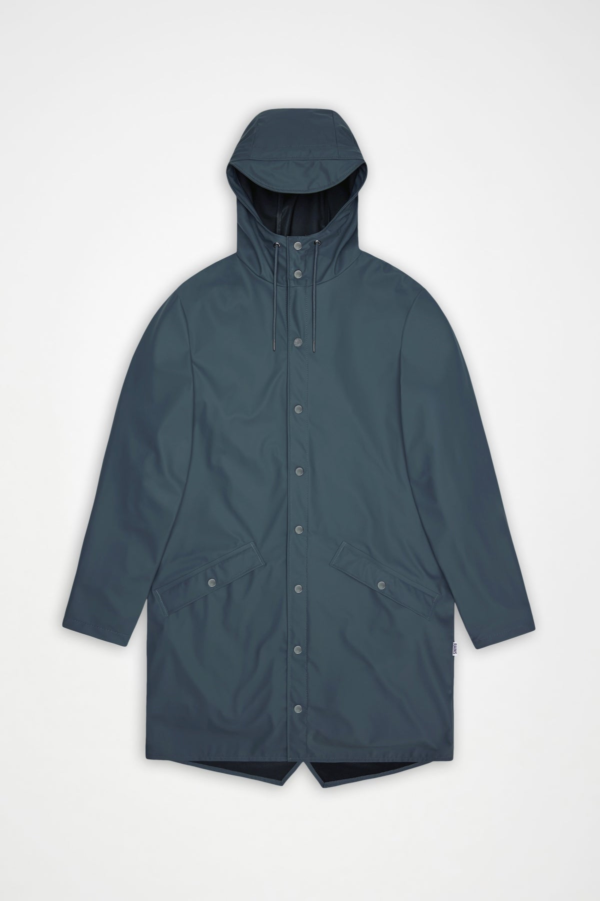 RAINS 12020R LONG JACKET W3 en color VERDE (3)