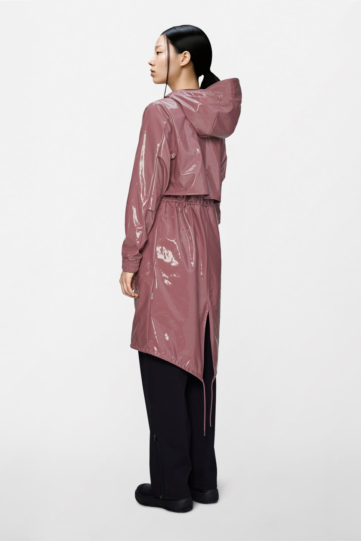 RAINS 18550R STRING W PARKA W3 en color ROSA (3)
