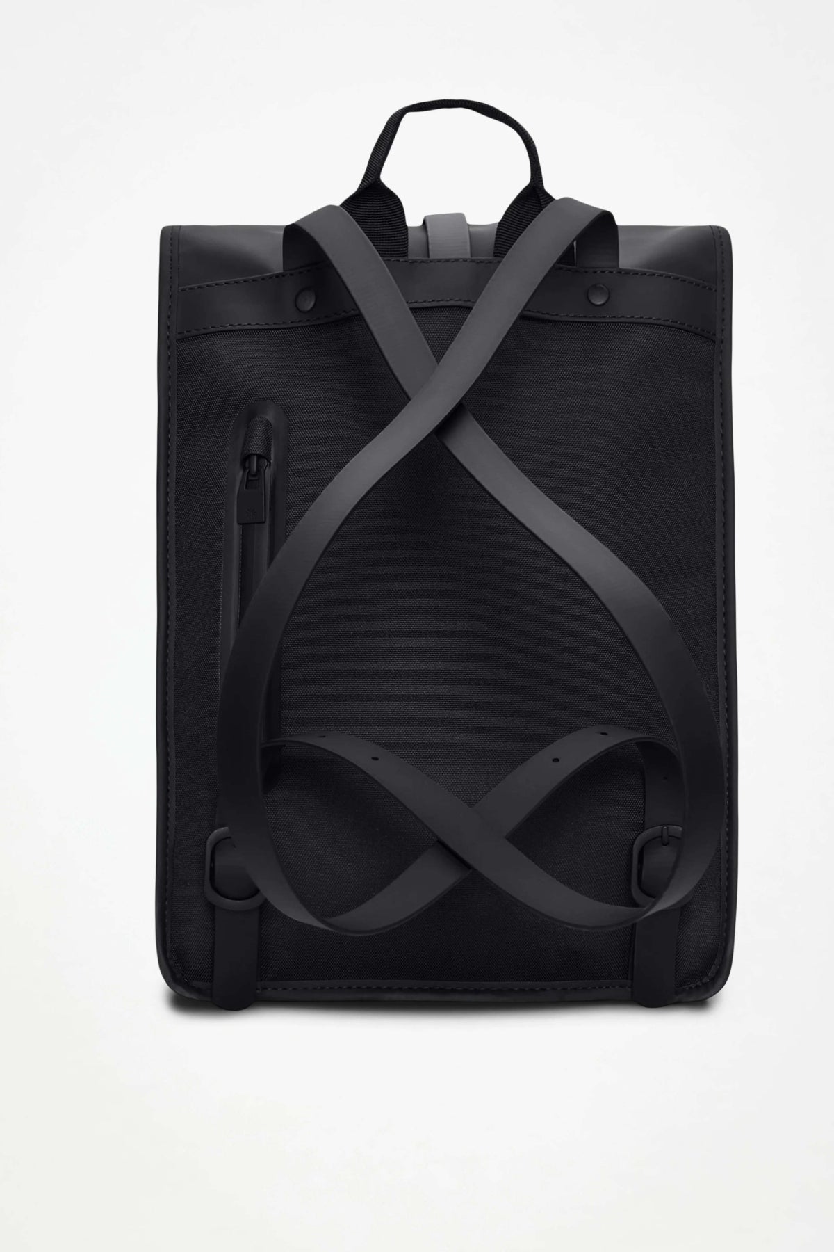 RAINS ROLLTOP RUCKSACK MINI W3 en color NEGRO (2)