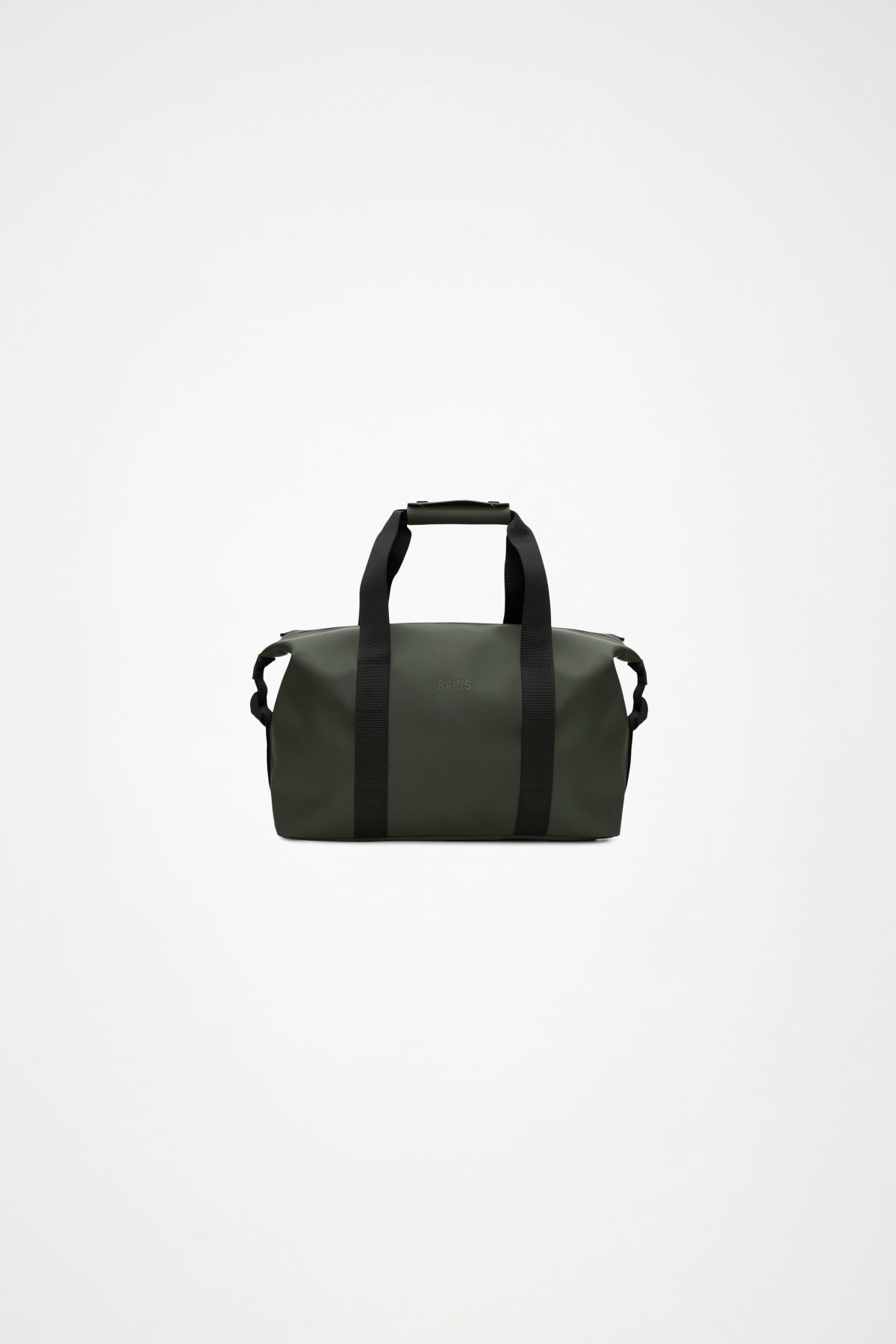 RAINS 14220R HILO WEEKEND BAG SMALL W3 en color VERDE (1)