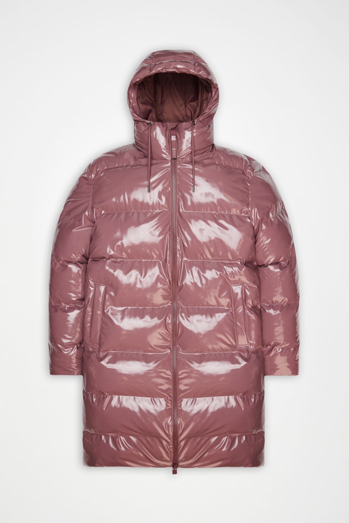RAINS 15130R ALTA LONGER PUFFER JACKET W3 en color ROSA (3)