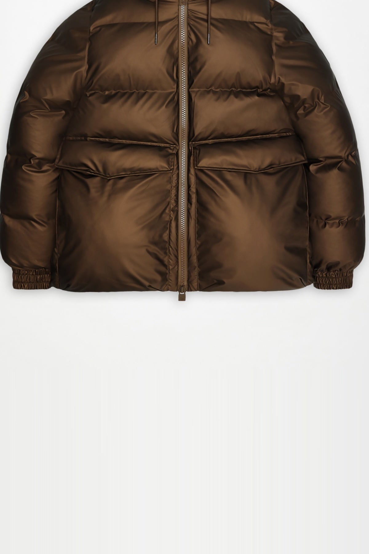 RAINS 16980R ALTA LINE PUFFER JACKET W3T3 en color BRONCE (2)