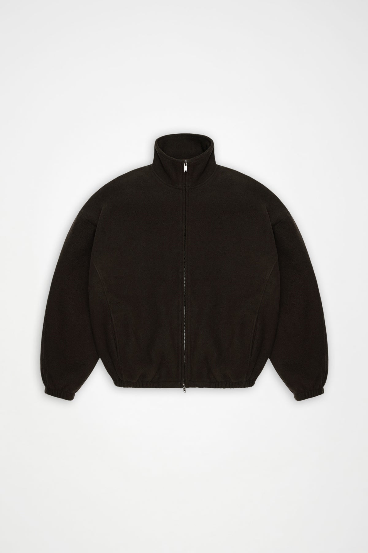 RAINS FLEECE ZIP JACKET en color NEGRO (3)