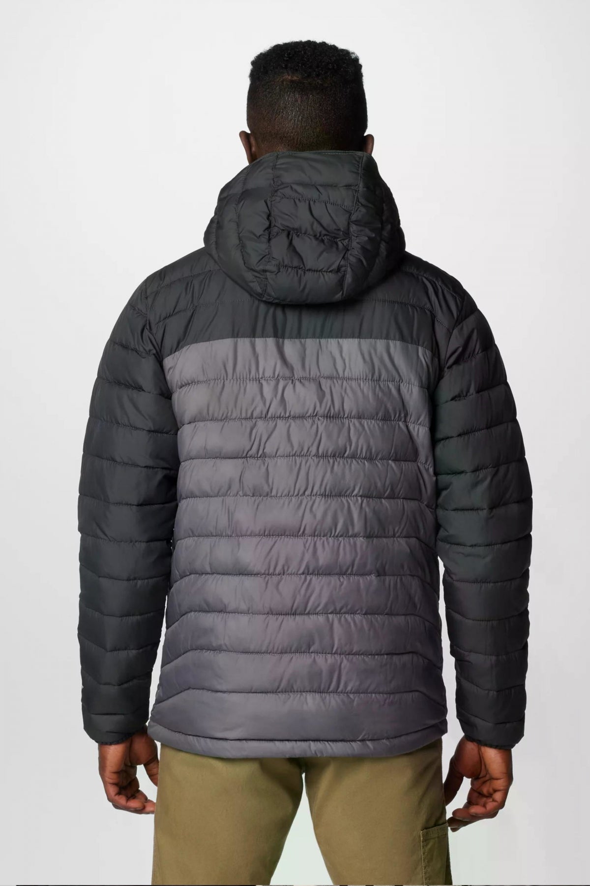 COLUMBIA POWDER LITE II HOODED JACKET en color GRIS (2)