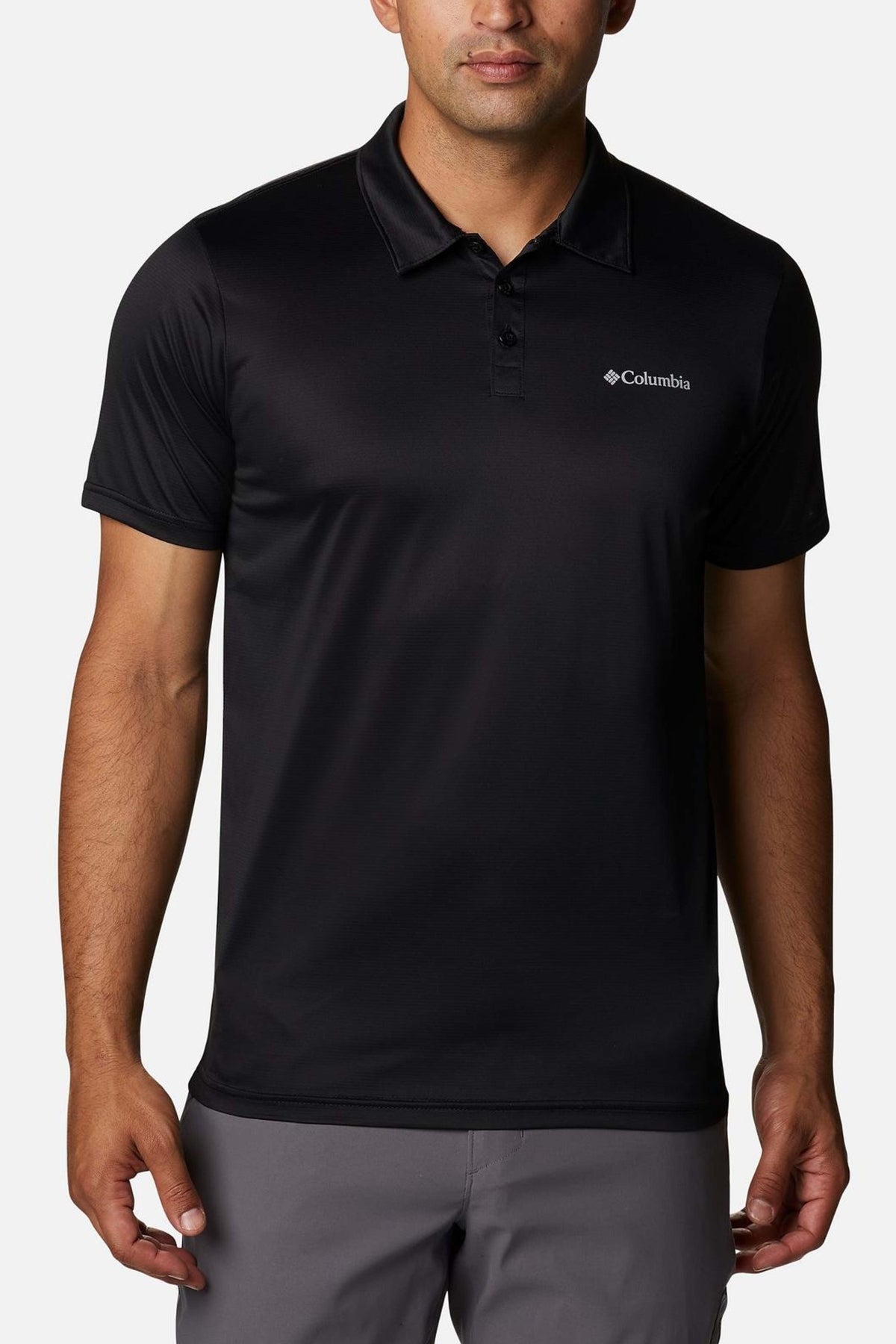 COLUMBIA HIKE M POLO en color NEGRO (1)