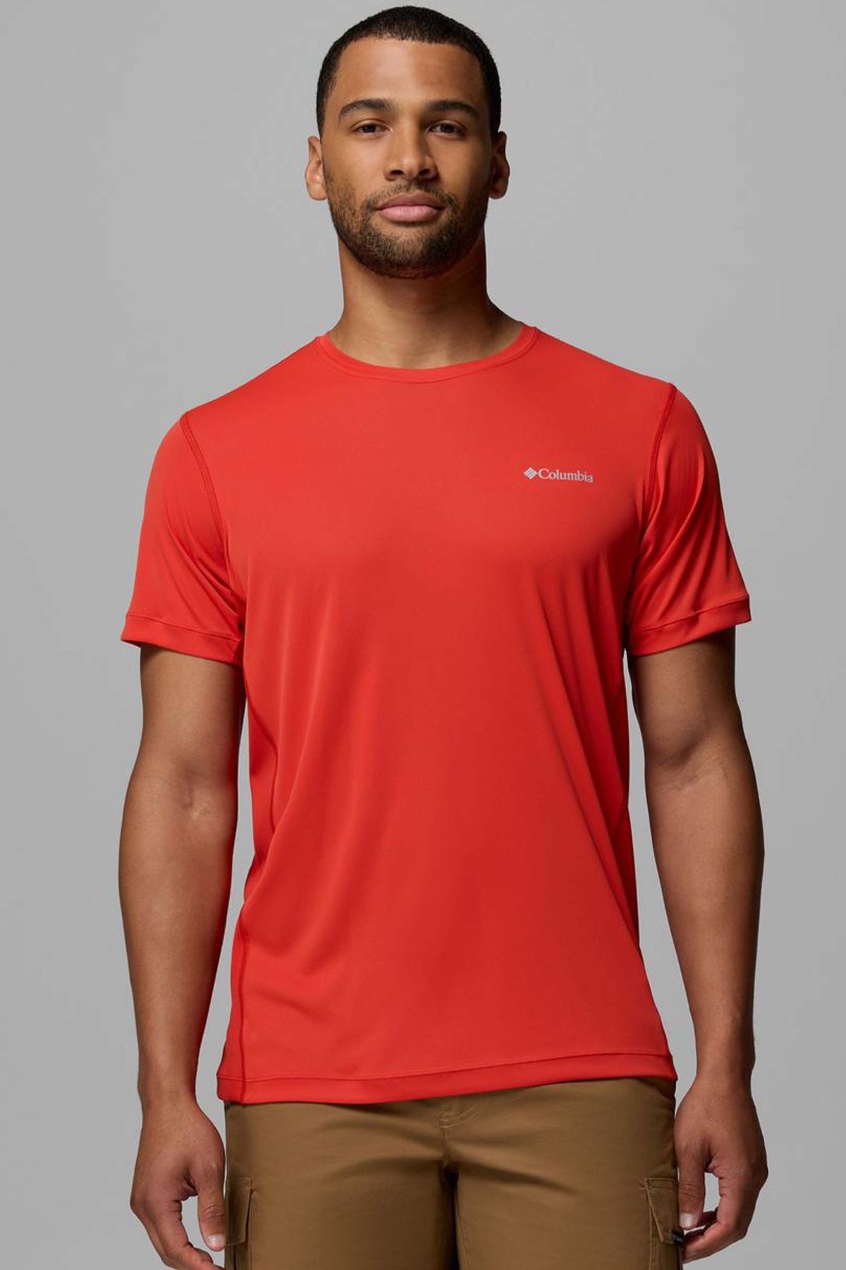 COLUMBIA  RULES LIGHT SS CREW  en color NARANJA (1)