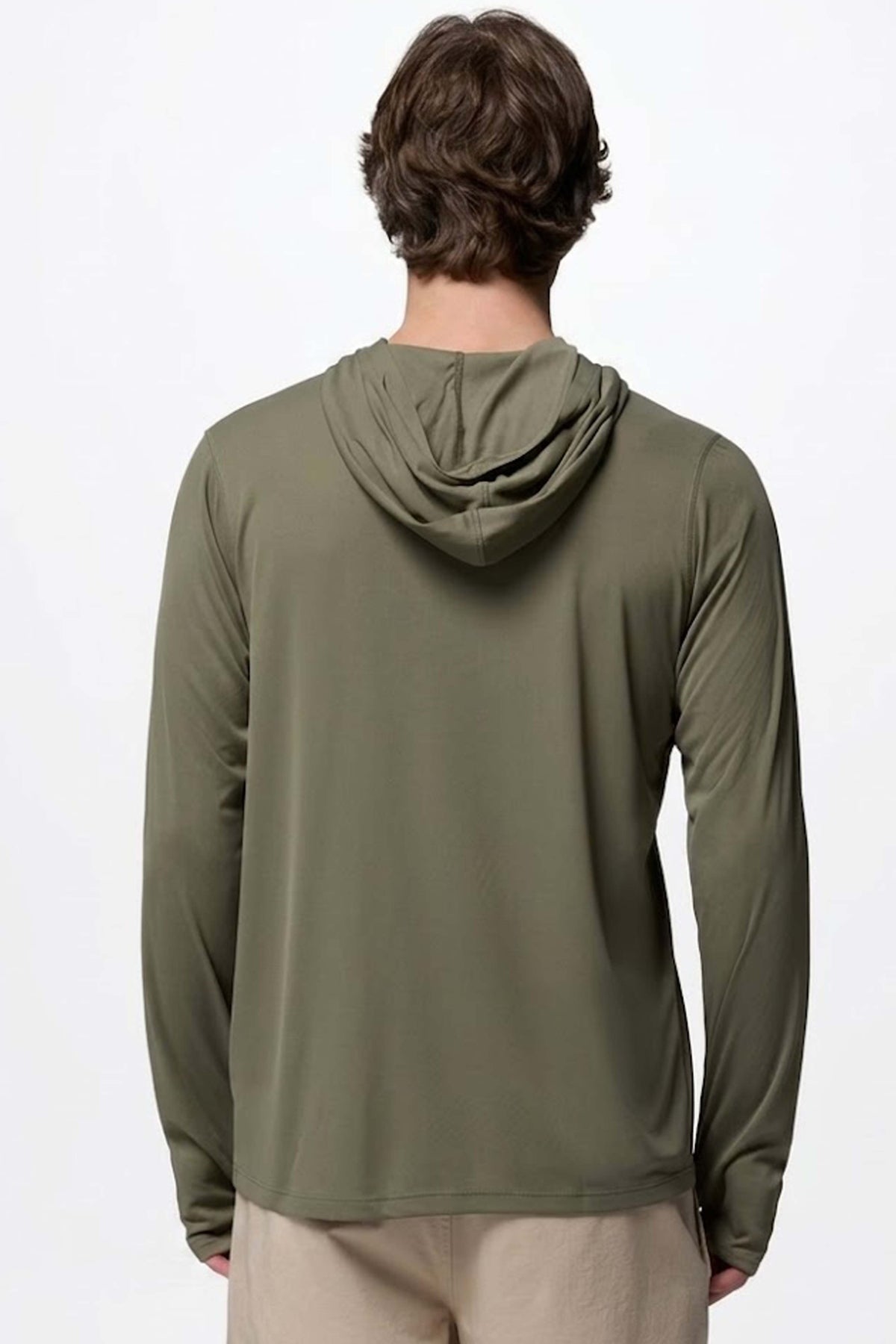 COLUMBIA ZERO RULES LIGHT HOODIE en color VERDE (2)