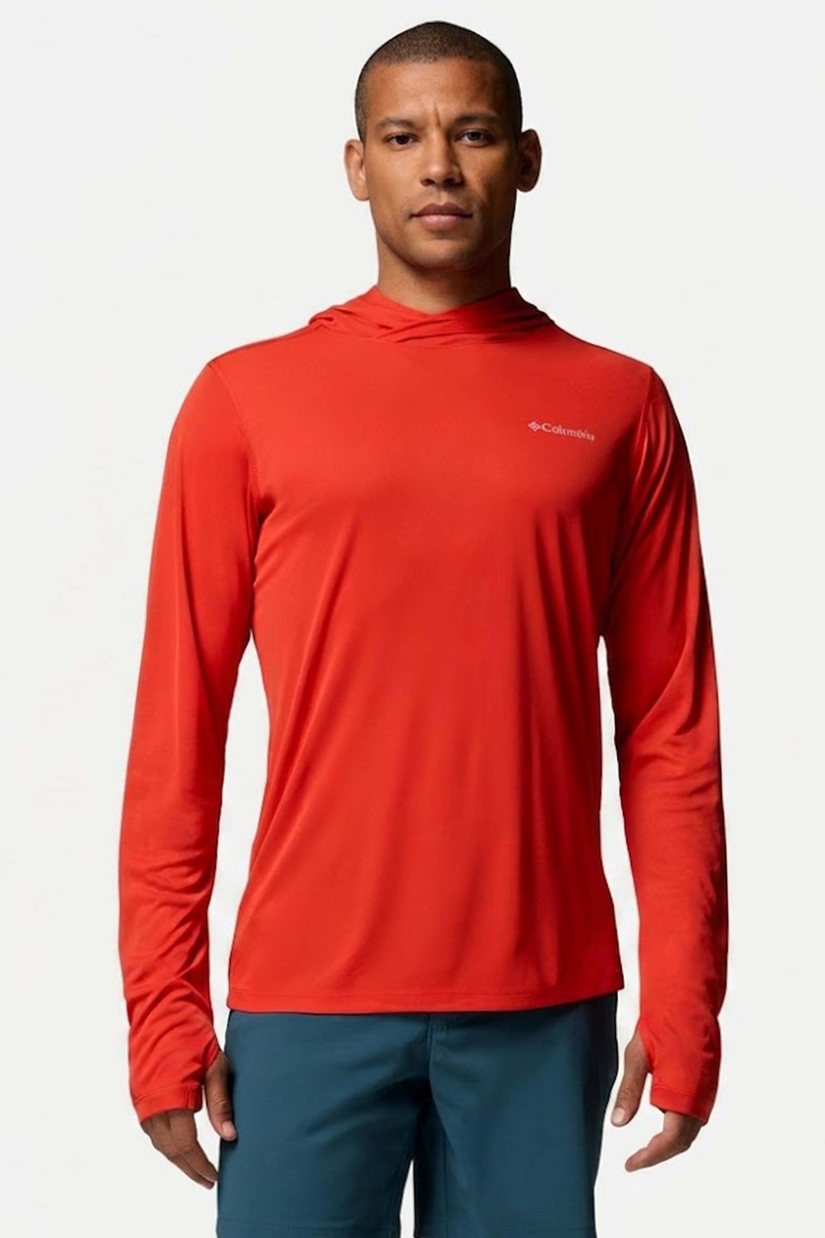 COLUMBIA ZERO RULES LIGHT HOODIE en color NARANJA (1)