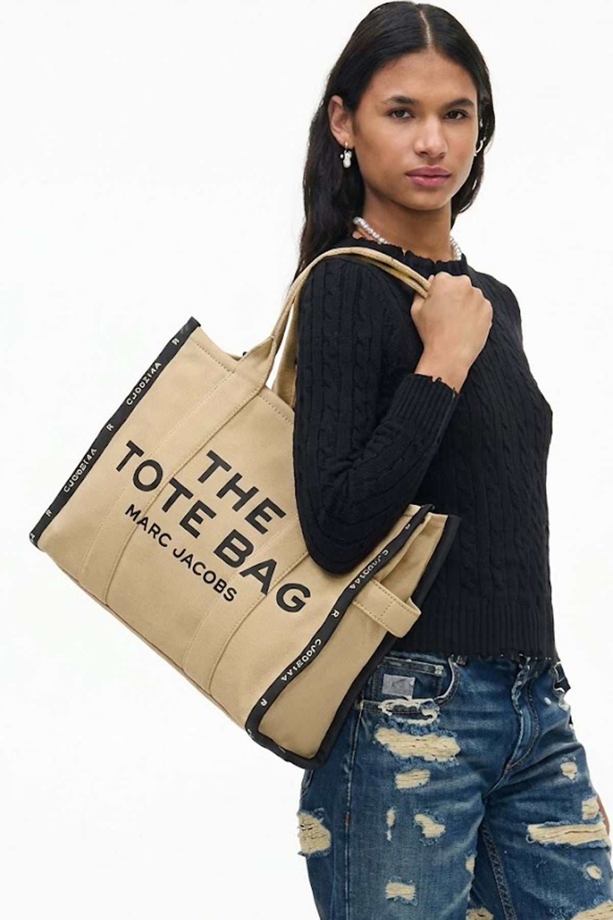 MARC JACOBS THE LARGE TOTE en color BEIS (3)