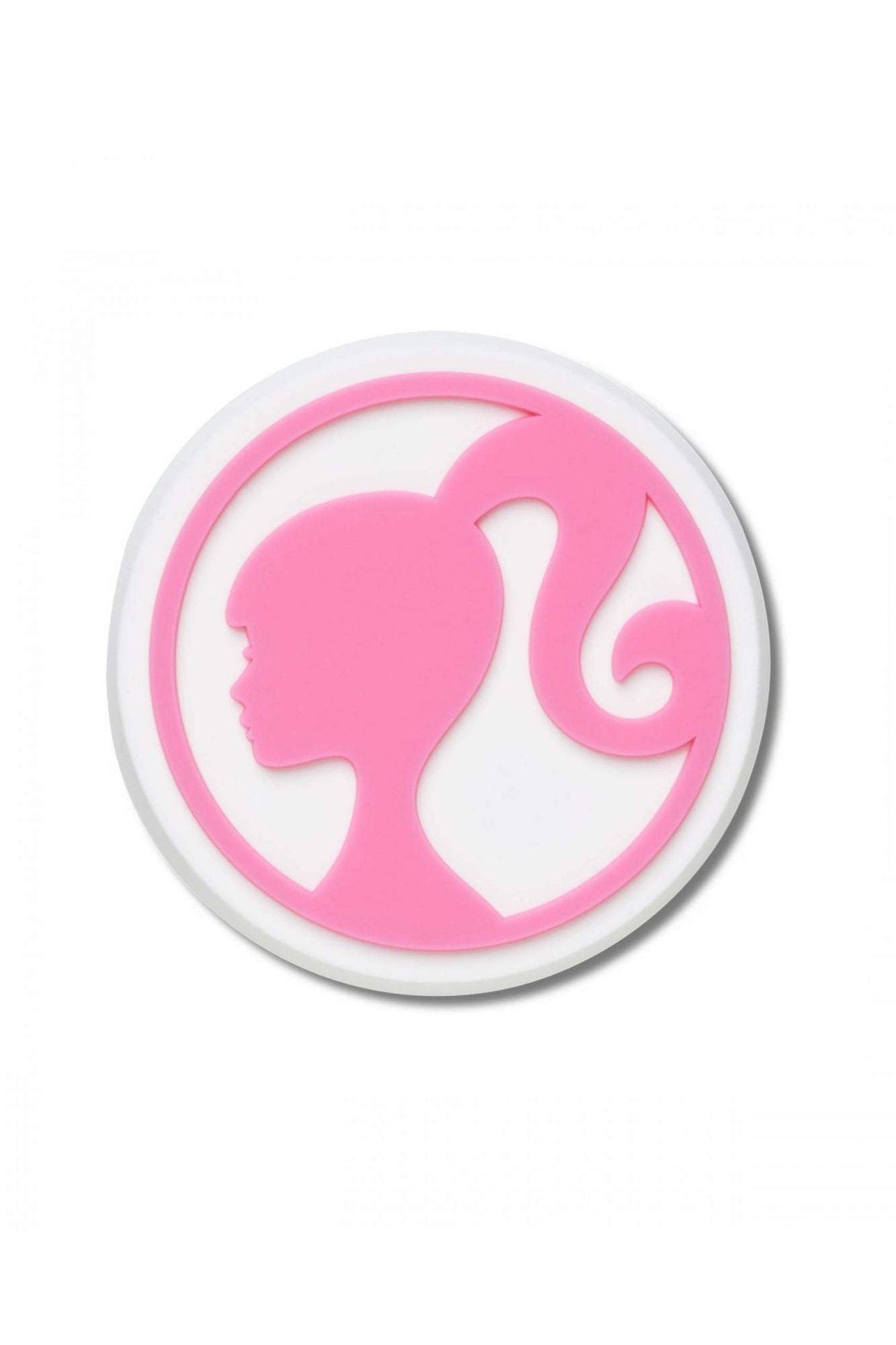 CROCS JIBBITS CHARMS  BARBIE en color ROSA (1)