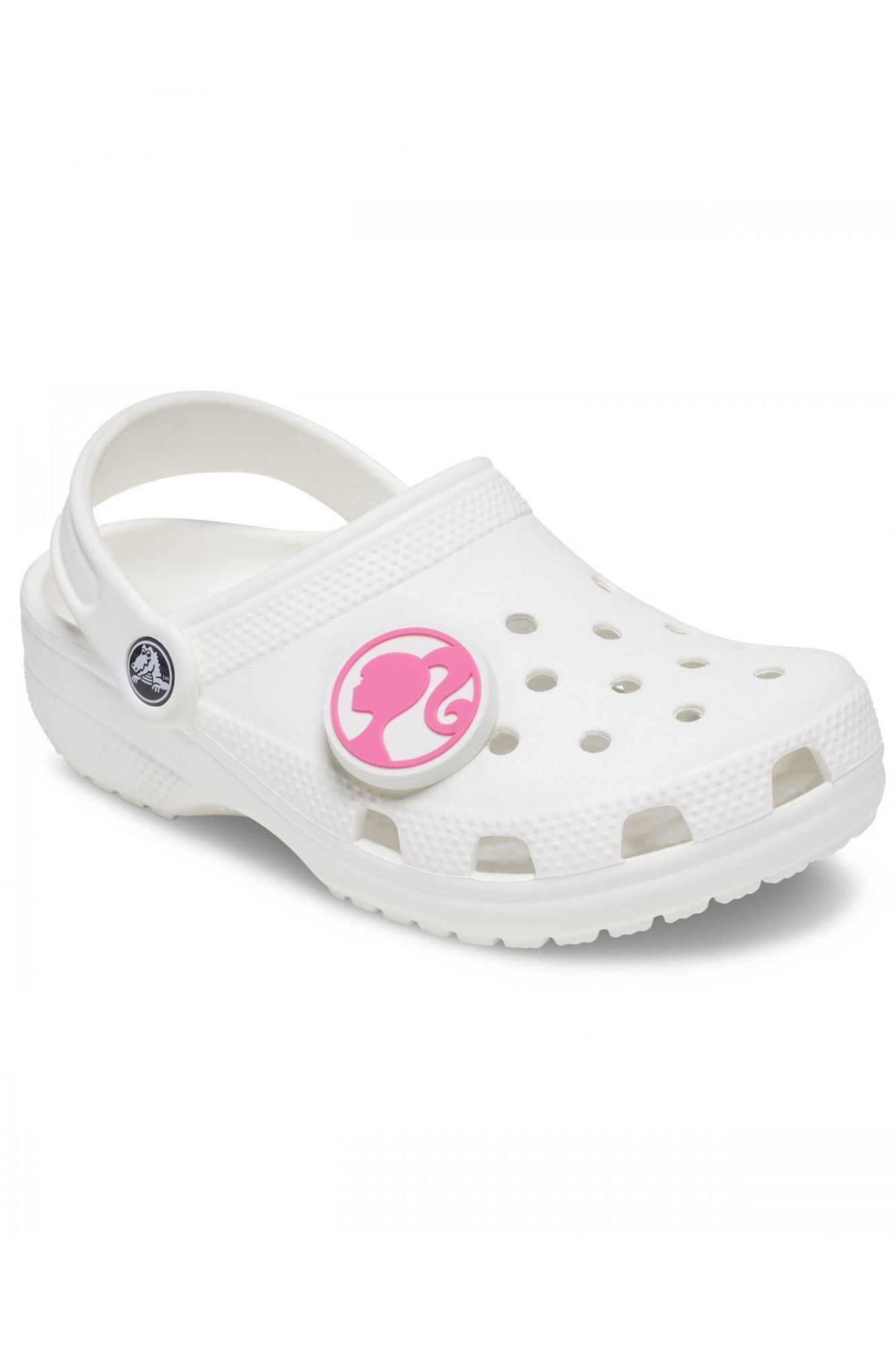 CROCS JIBBITS CHARMS  BARBIE en color ROSA (2)