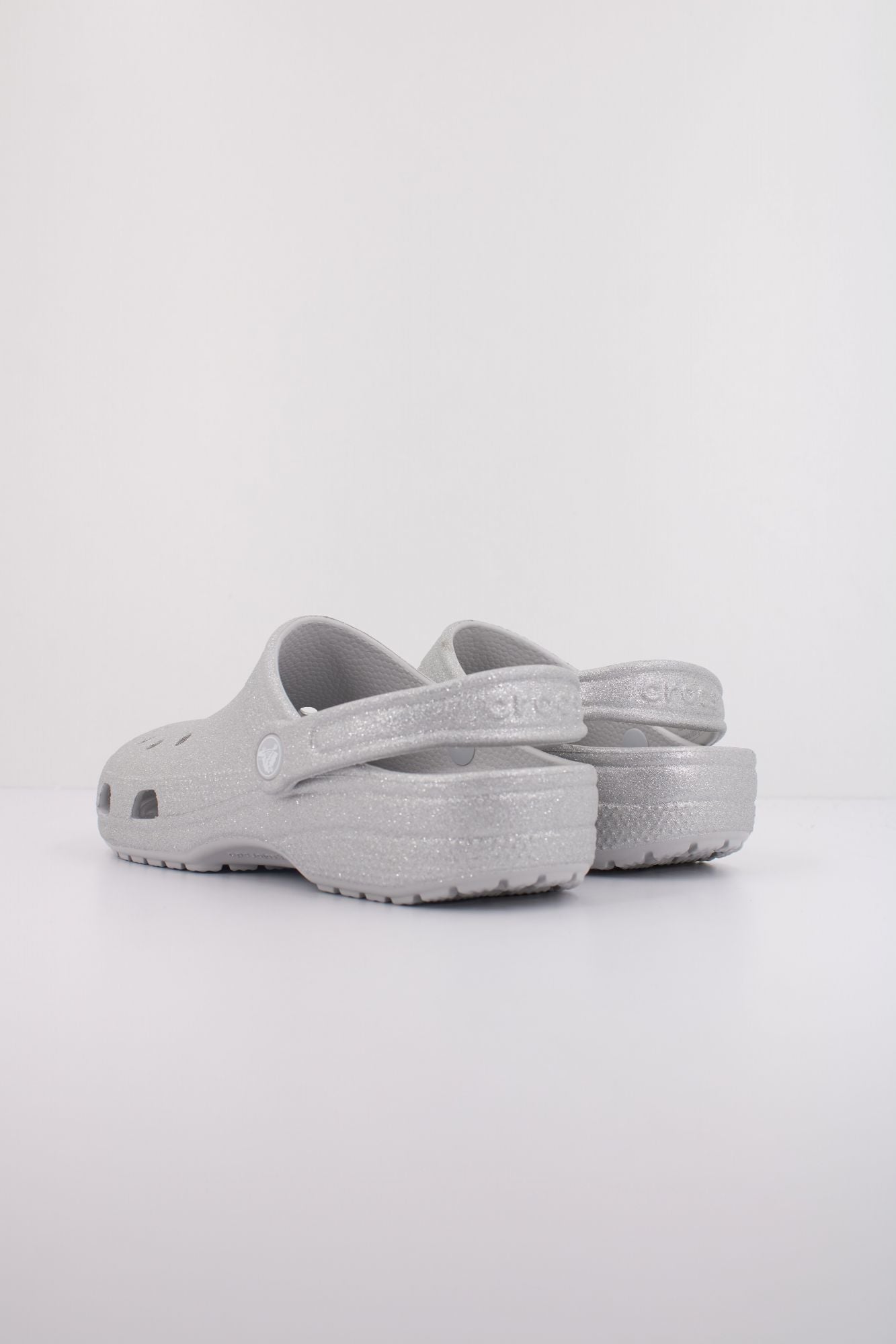 CROCS  CLASSIC GLITTER CLOG en color GRIS (4)