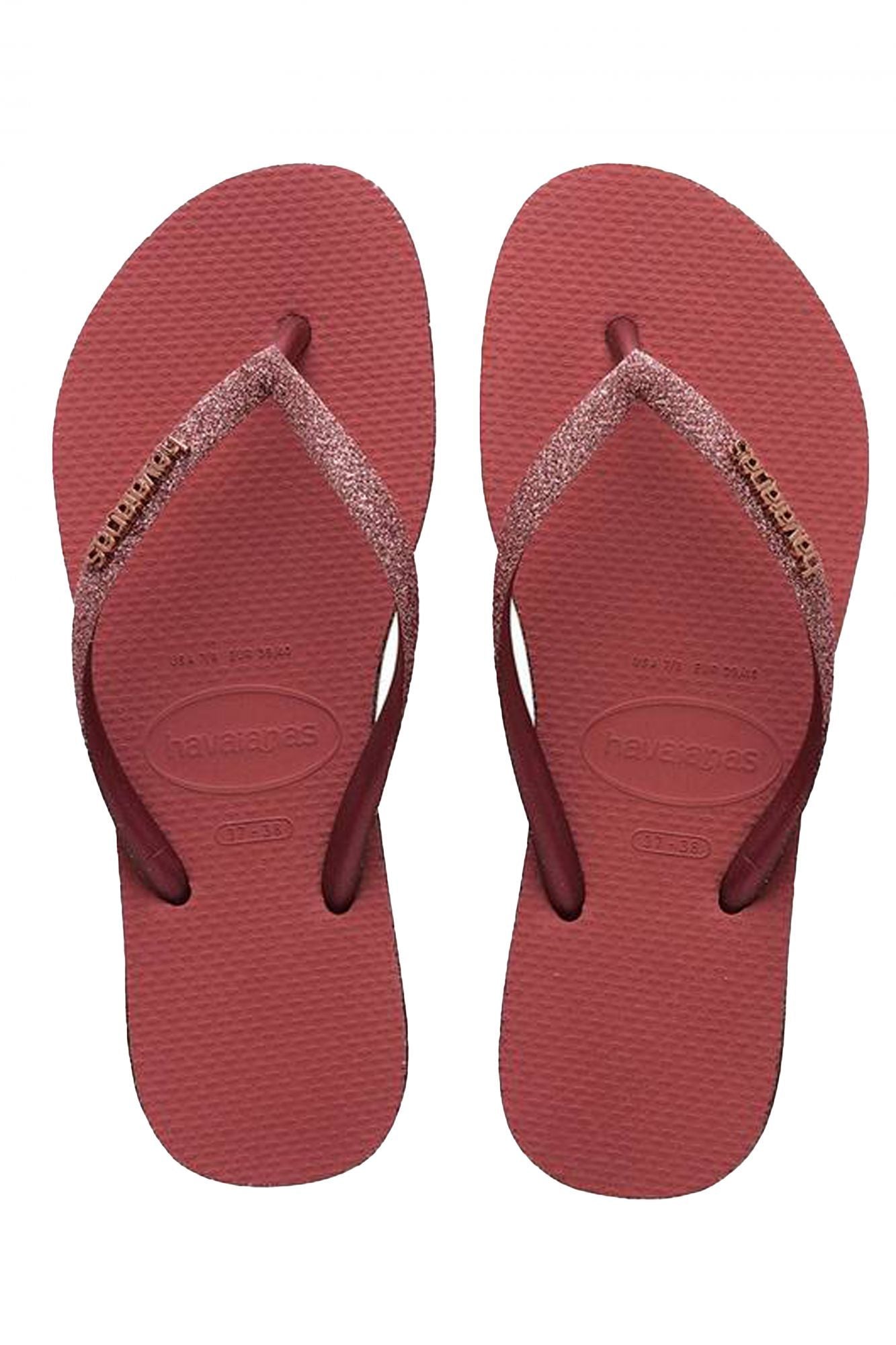 HAVAIANAS SLIM SPARKLE II en color BURDEOS (1)