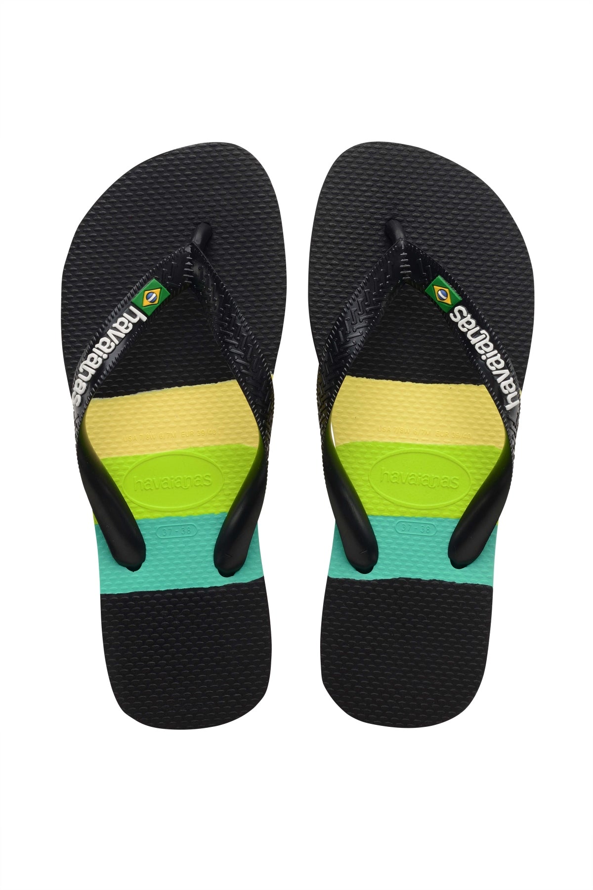 HAVAIANAS  BRASIL TECH  en color NEGRO (1)