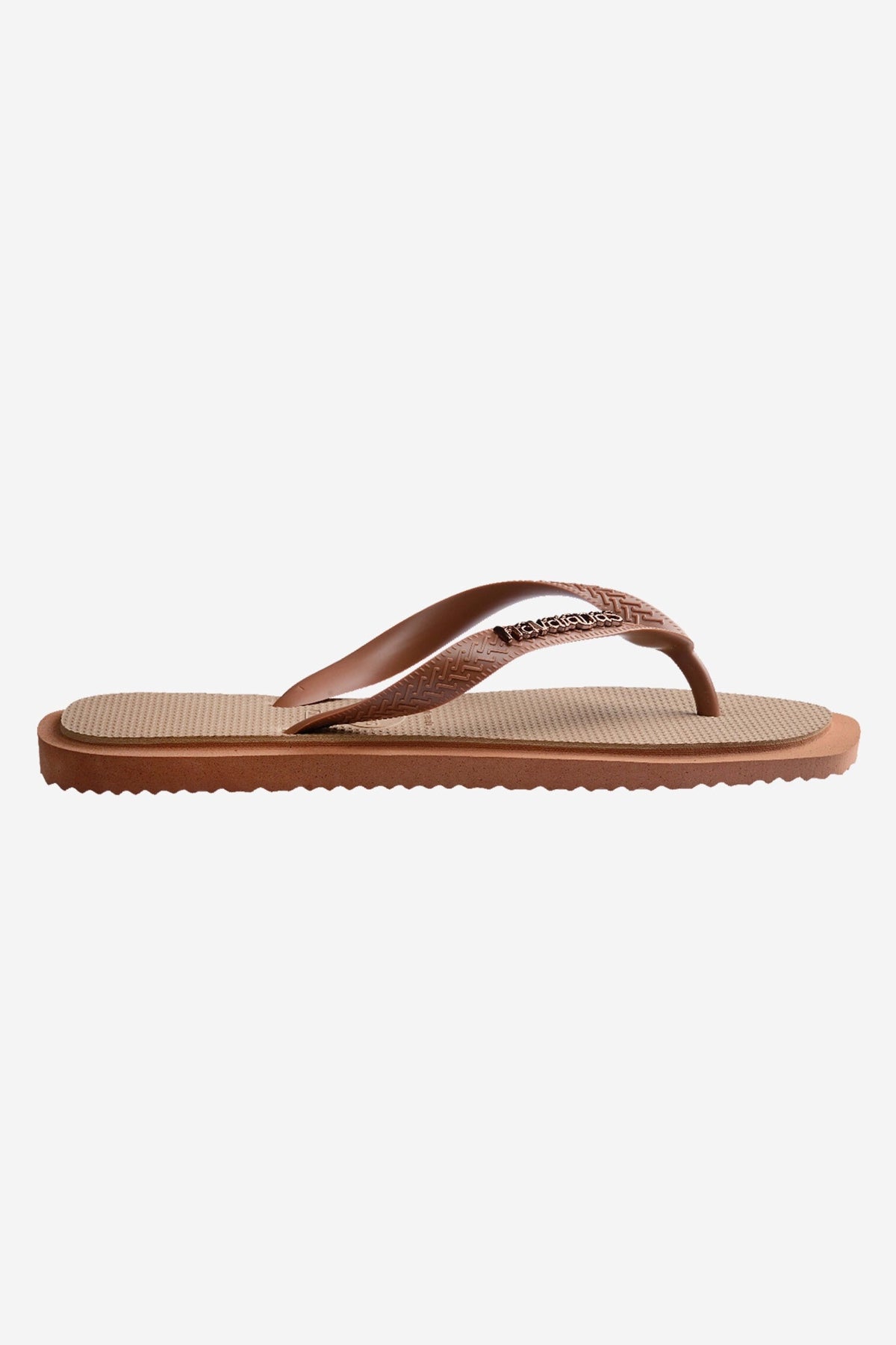 HAVAIANAS TOP SQUARE FUSION  en color MARRON CLARO (2)