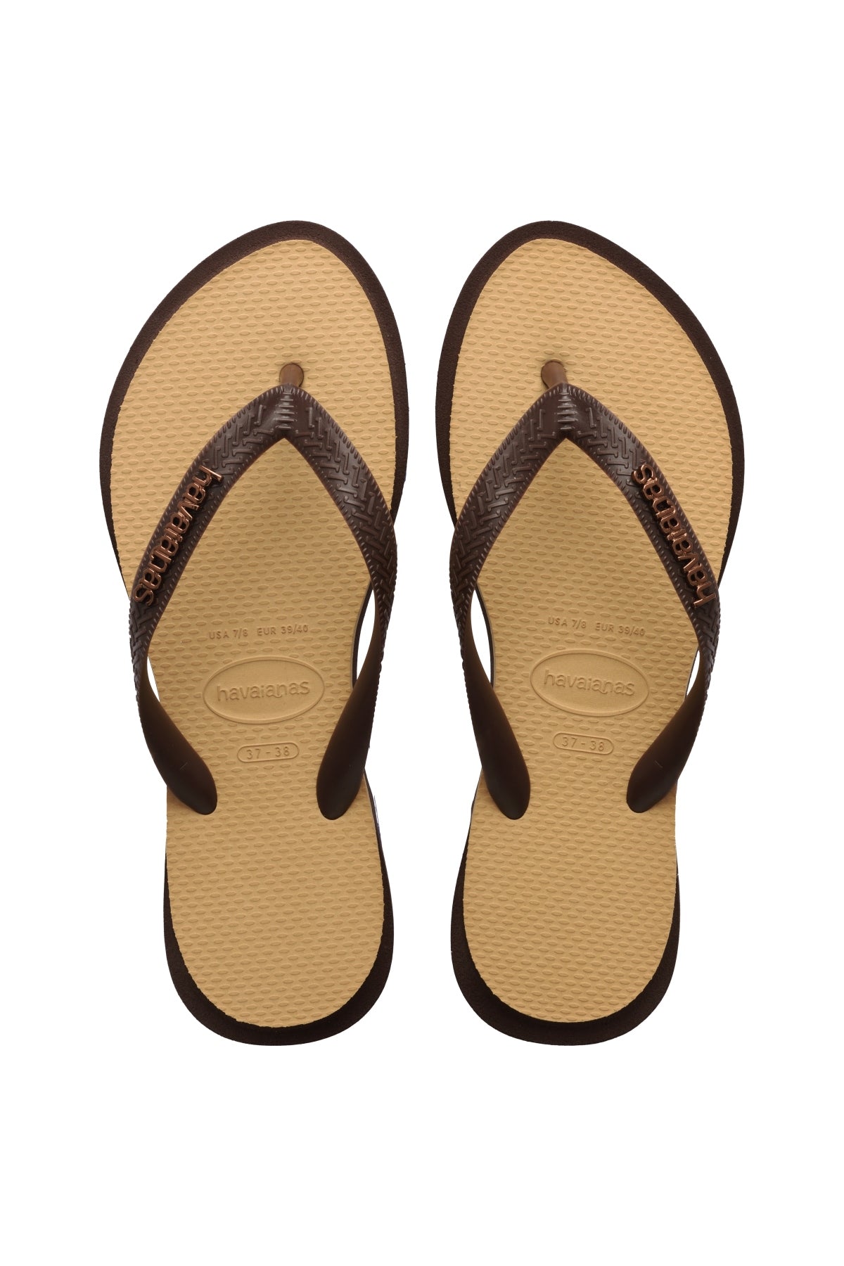 HAVAIANAS HAV. TOP POINT FUSION SS26 en color MARRON (1)