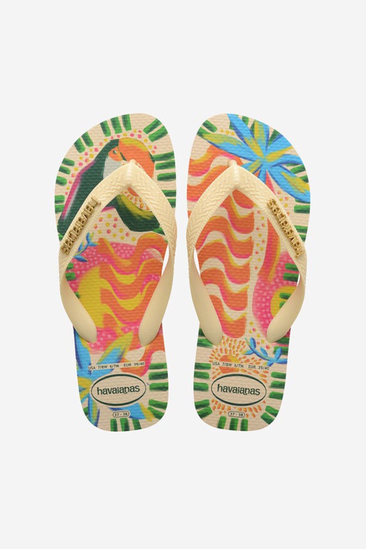 HAVAIANAS TOP BOSSA en color BEIS (1)
