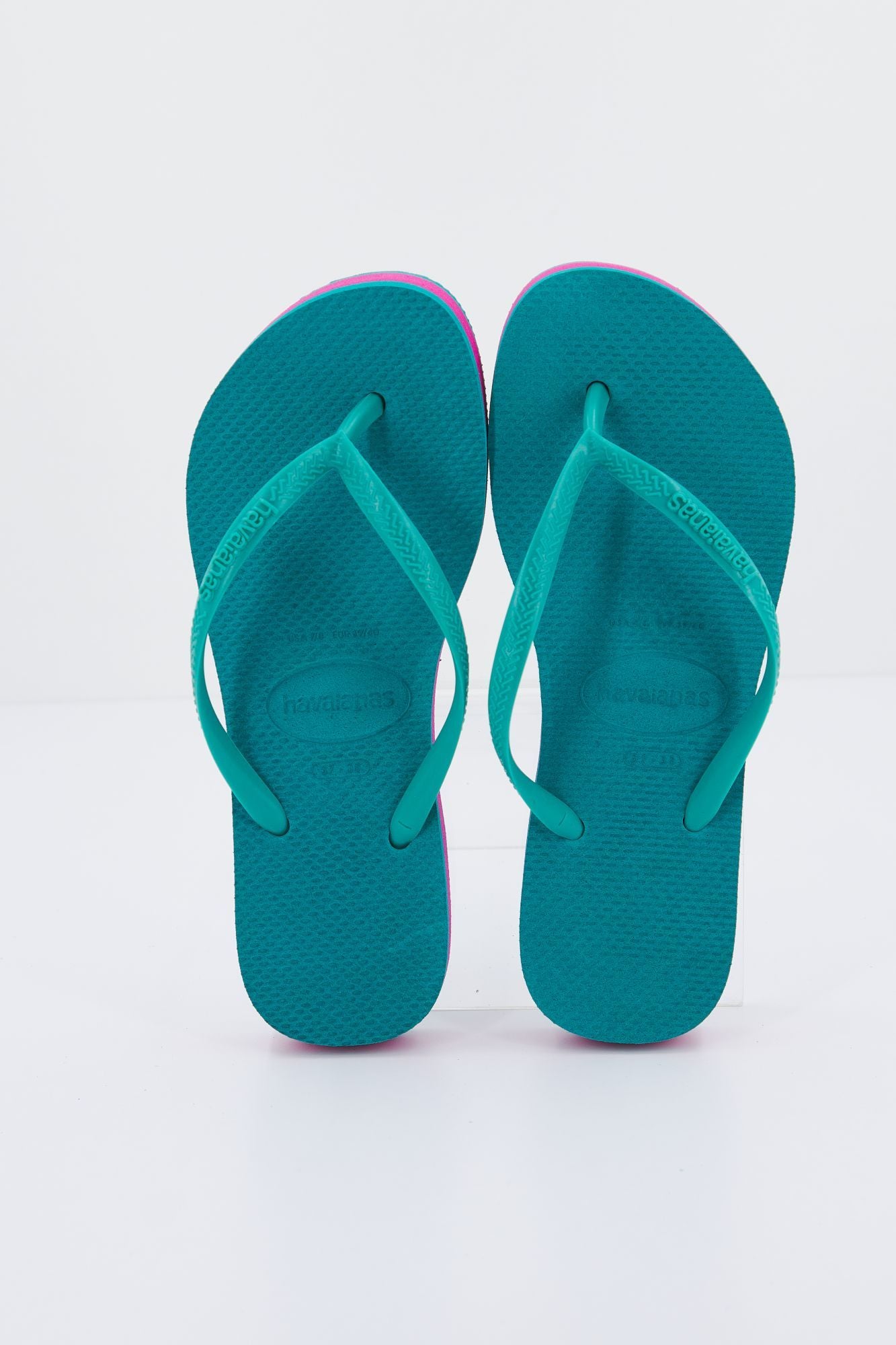 HAVAIANAS SLIM PLATFORM en color VERDE (1)
