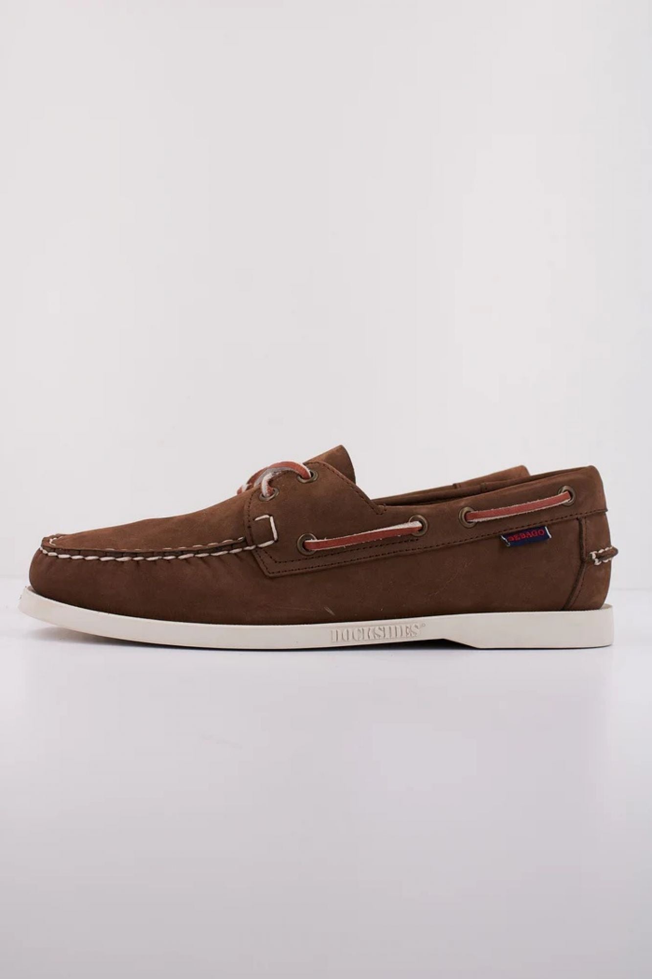 SEBAGO  DOCKSIDES PORTLAND NUBUCK en color MARRON (1)