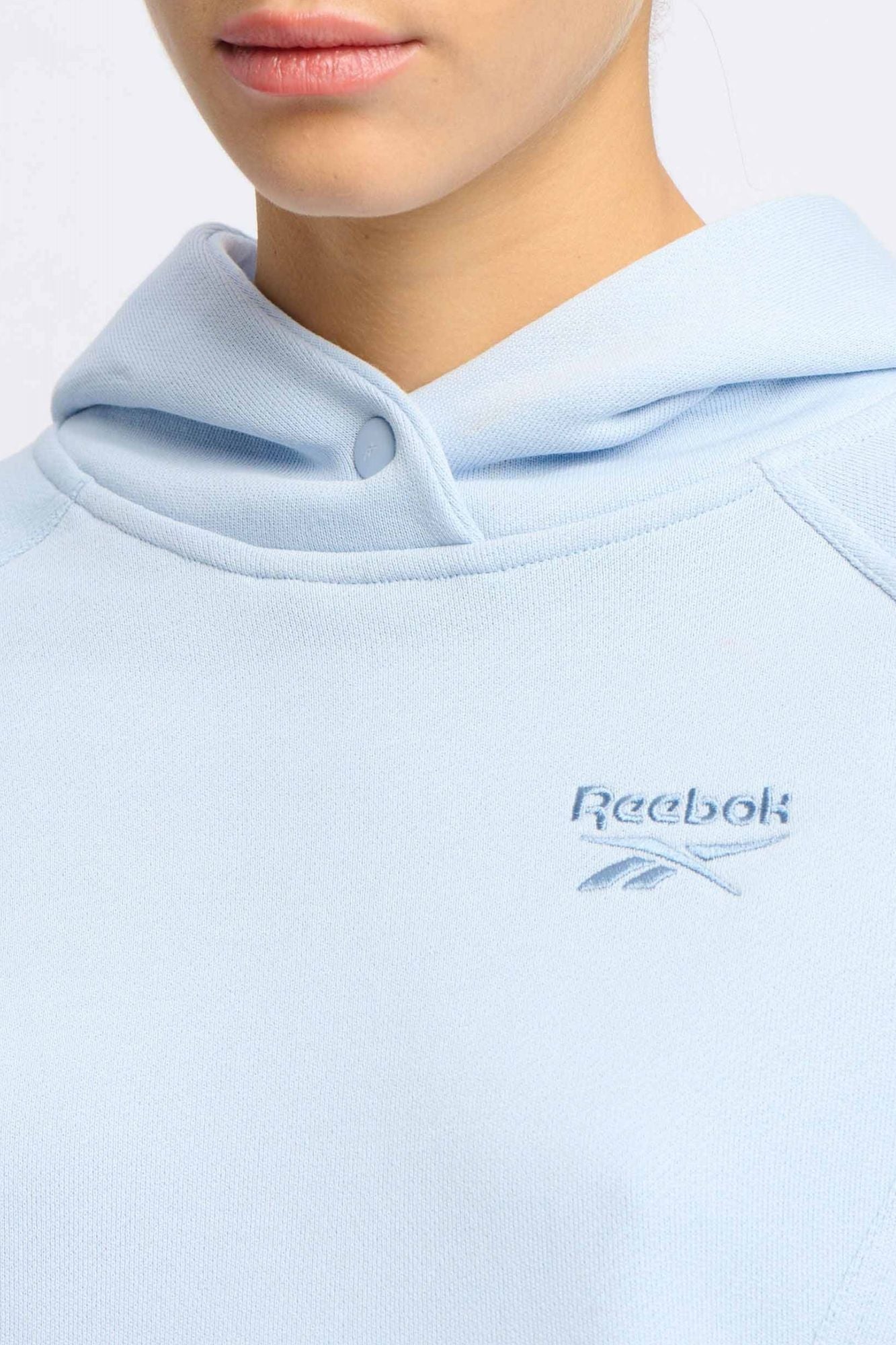 REEBOK ICON ELEMENTS FT HOODIE en color AZUL (4)