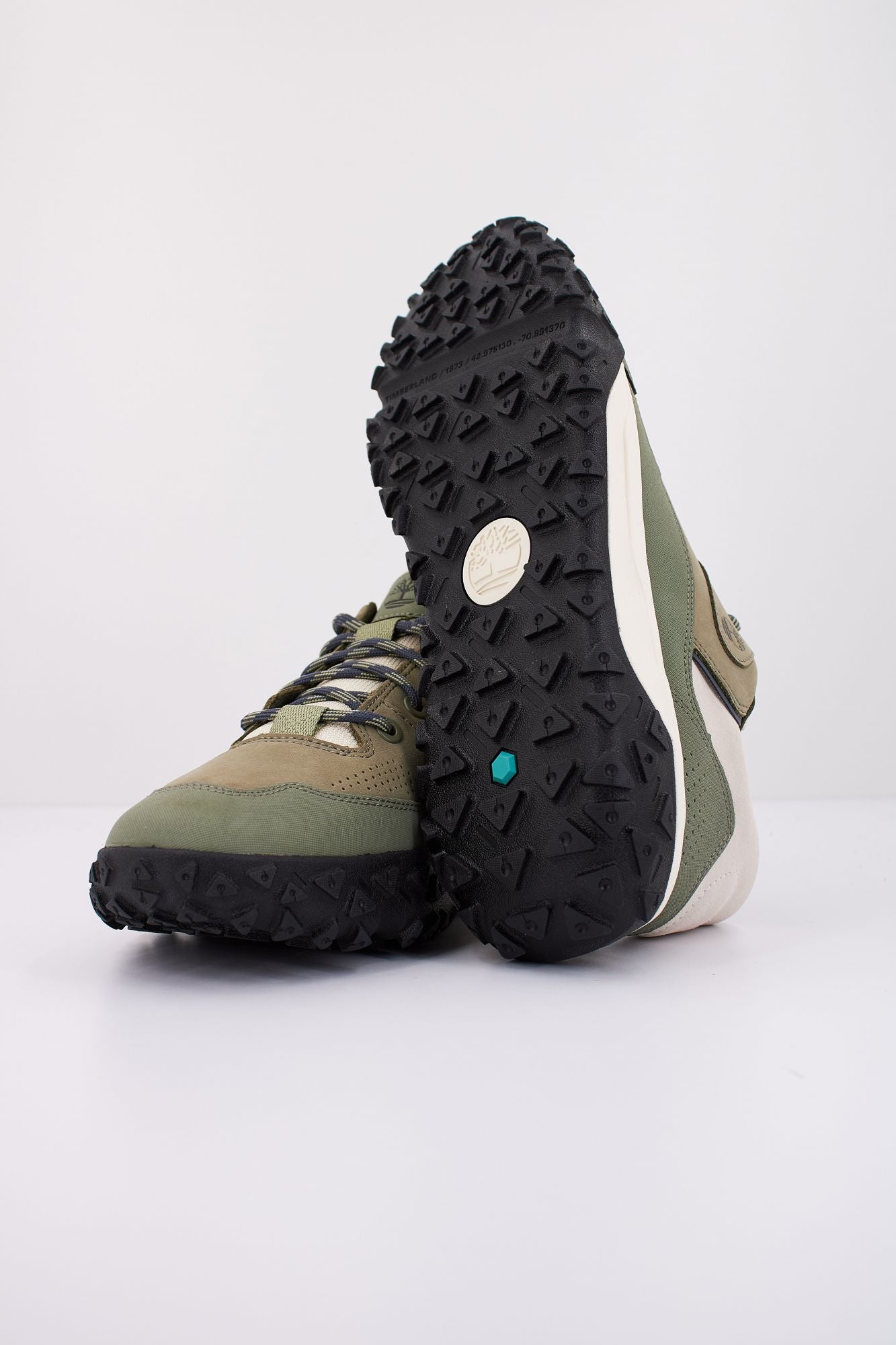 TIMBERLAND LOW LACE HKR BOOT en color VERDE (5)