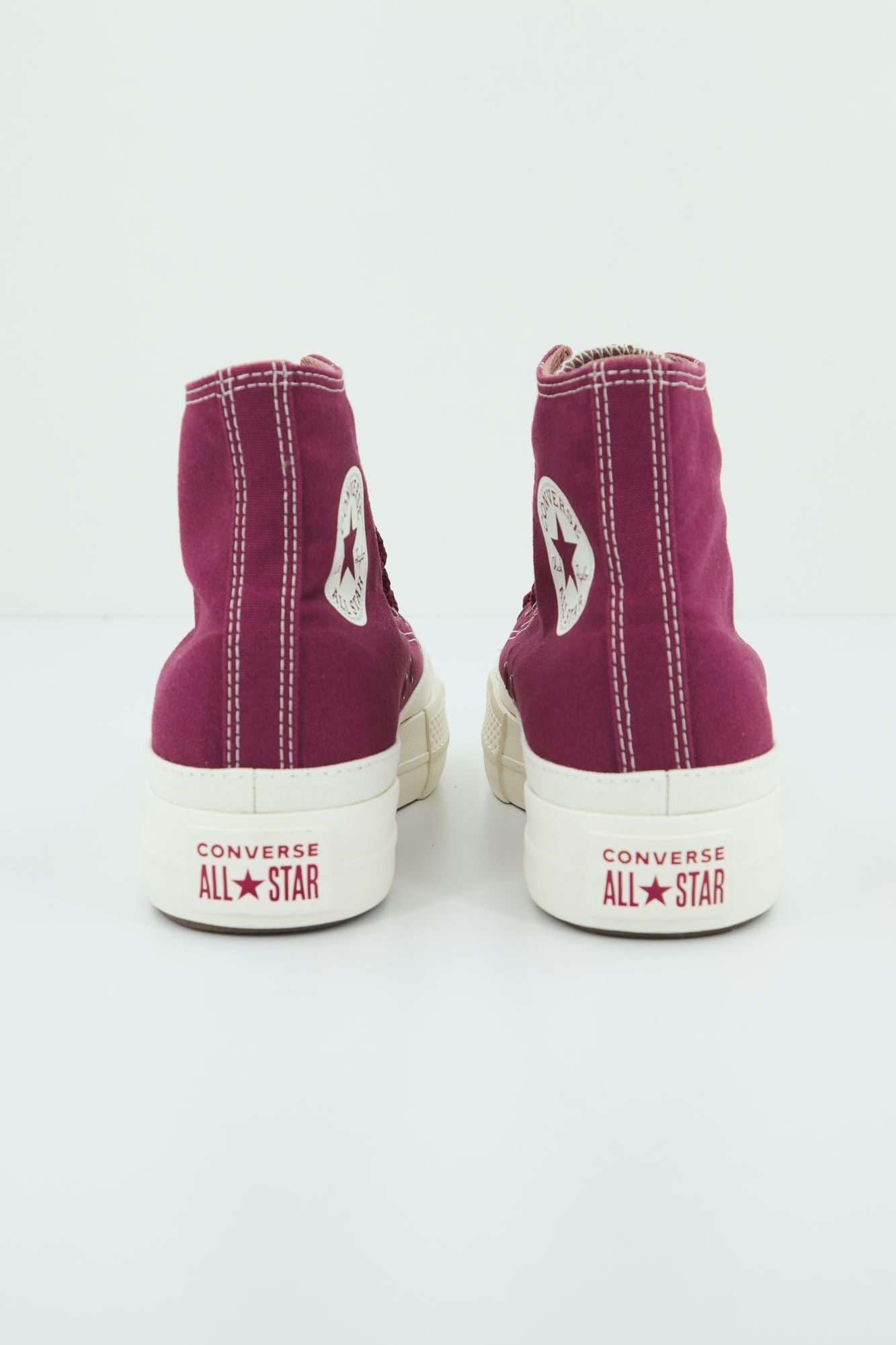 CONVERSE CHUCK TAYLOR ALL STAR LIFT HI en color BURDEOS (2)